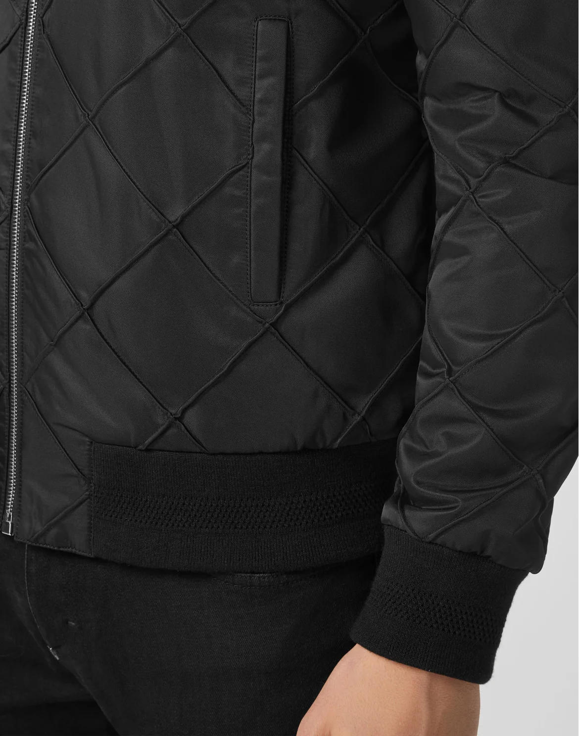 Bomber Nylon Iconic Plein, цвет: Черный