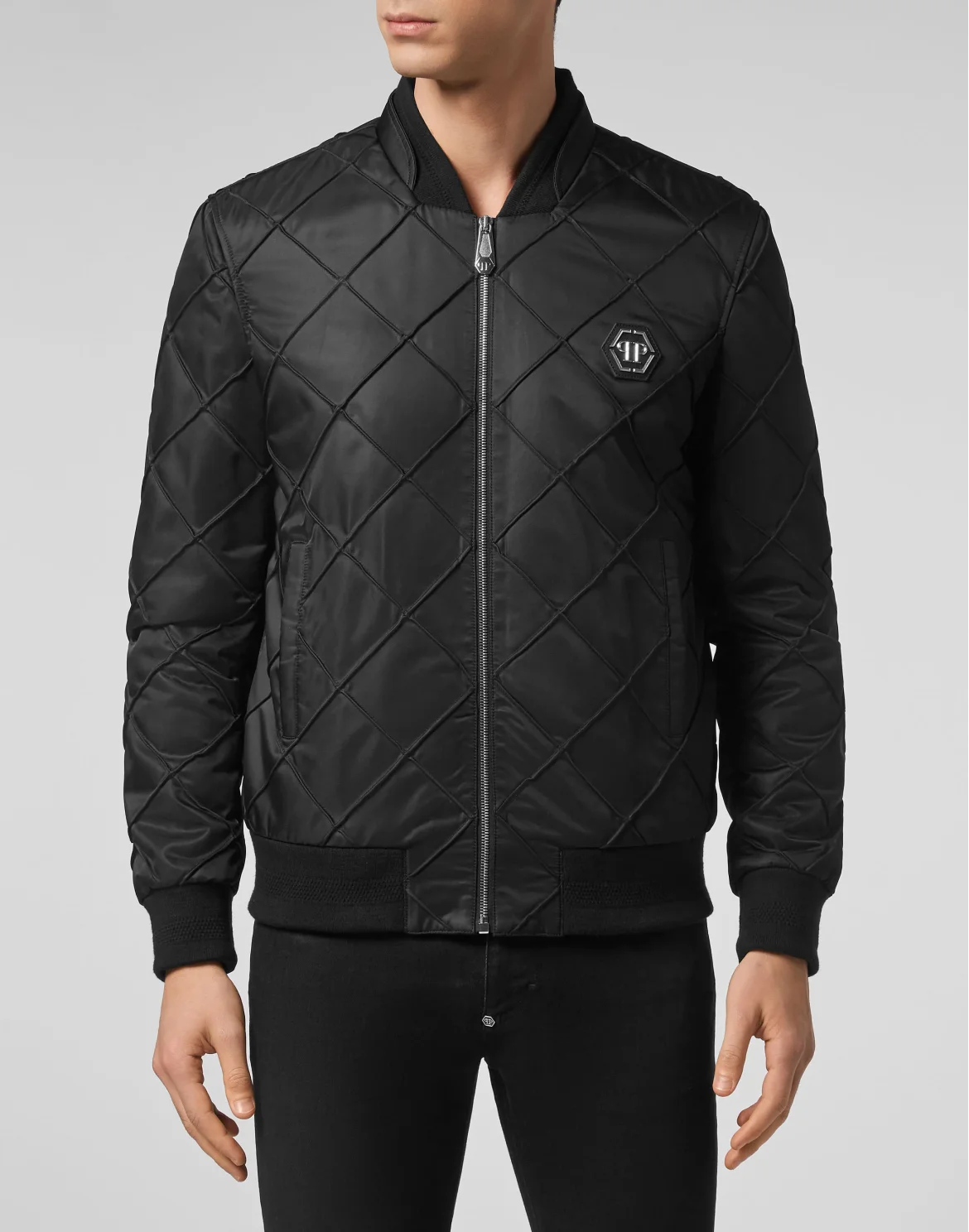 Bomber Nylon Iconic Plein, цвет: Черный