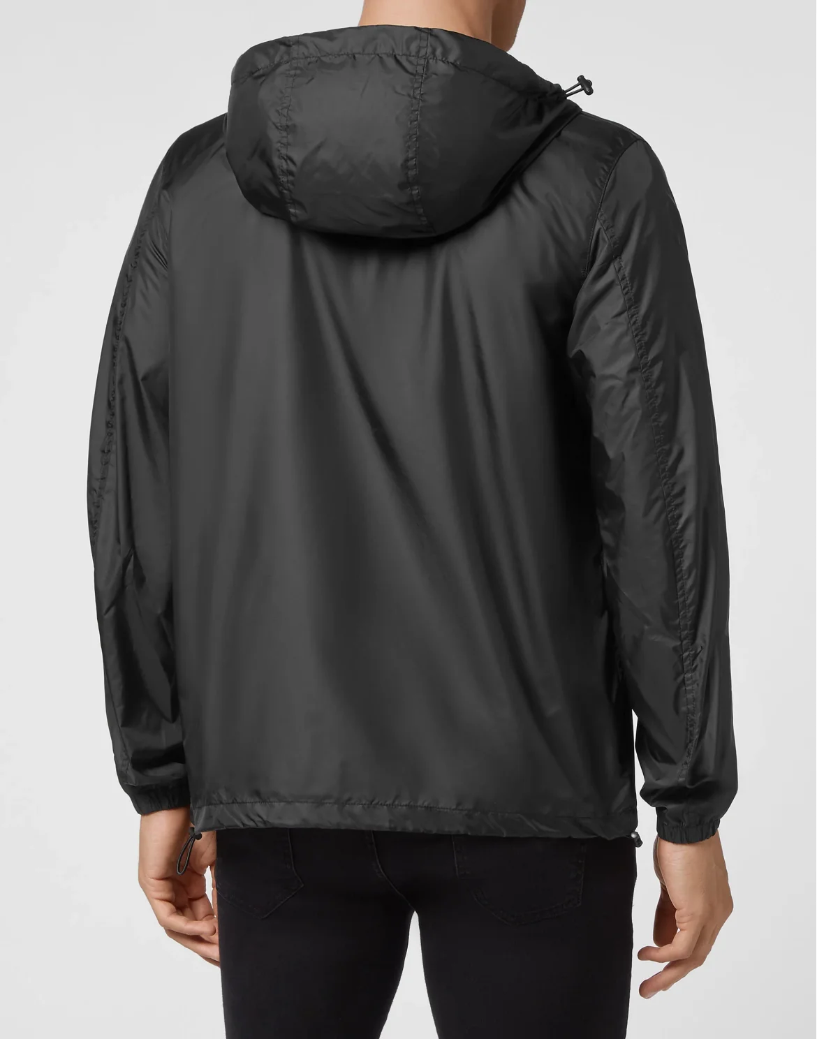 Nylon Windbreaker, цвет: Черный