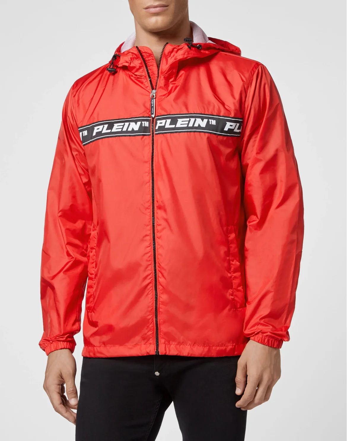 Nylon Windbreaker, цвет: Красный