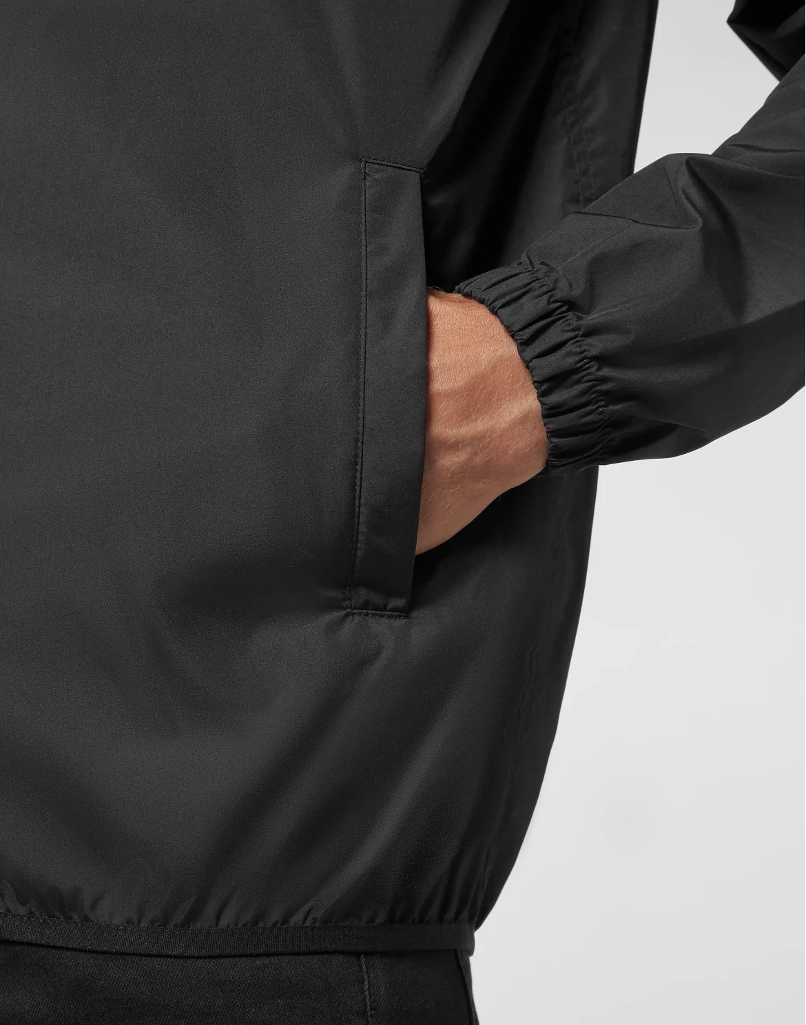 Nylon Windbreaker, цвет: Черный