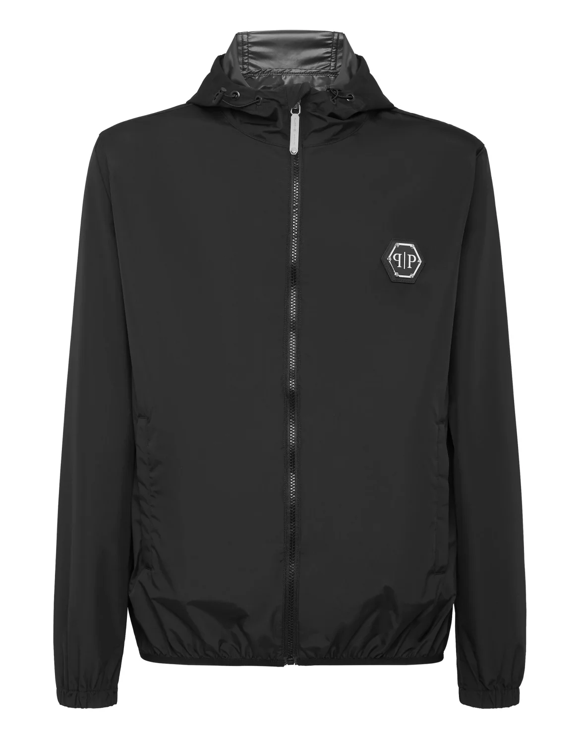 Nylon Windbreaker, цвет: Черный