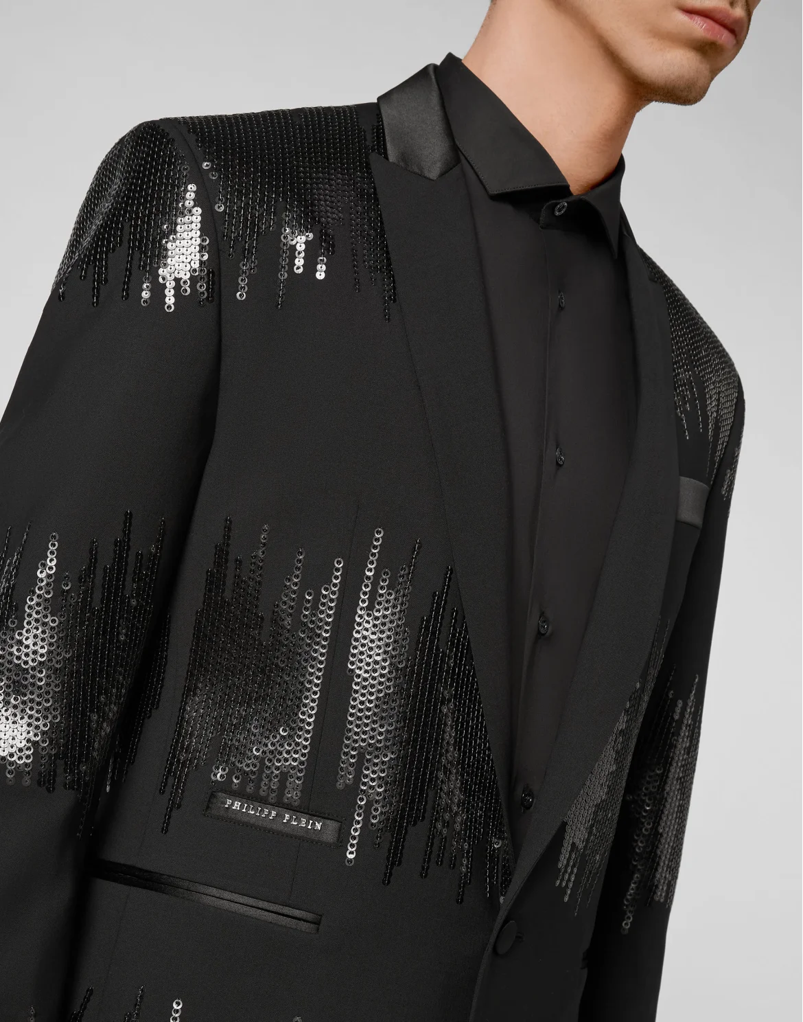 Blazer Paillettes, цвет: Черный