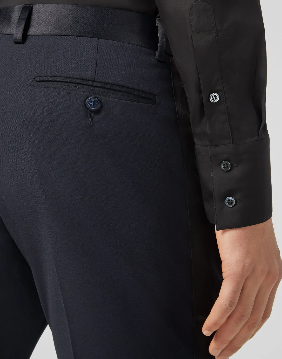 Long Trousers Slim Fit Iconic Plein, цвет: Синий