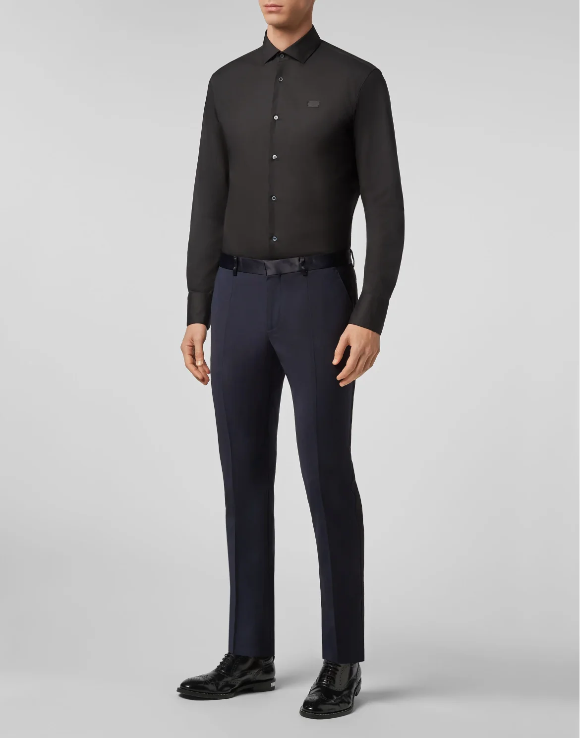 Long Trousers Slim Fit Iconic Plein, цвет: Синий