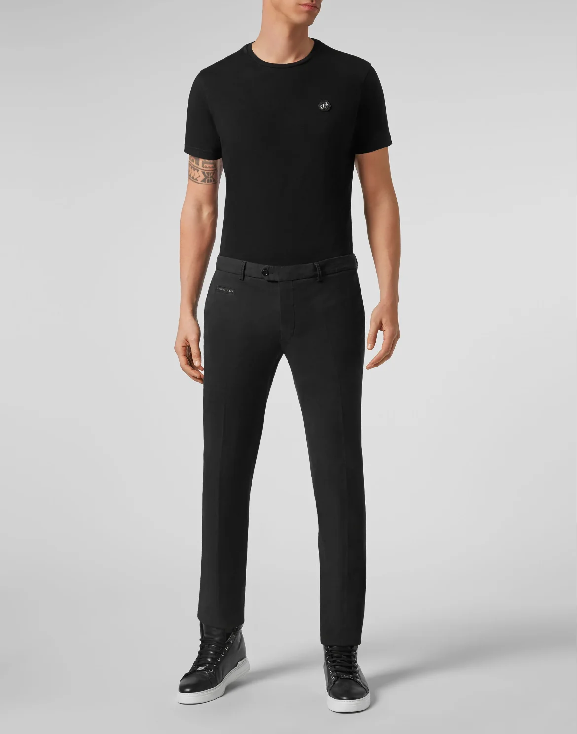 Long Trousers Iconic Plein, цвет: Черный