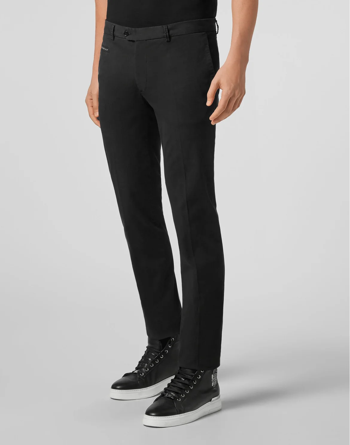 Long Trousers Iconic Plein, цвет: Черный