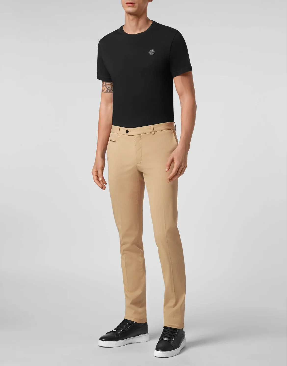Long Trousers Iconic Plein, цвет: Бежевый