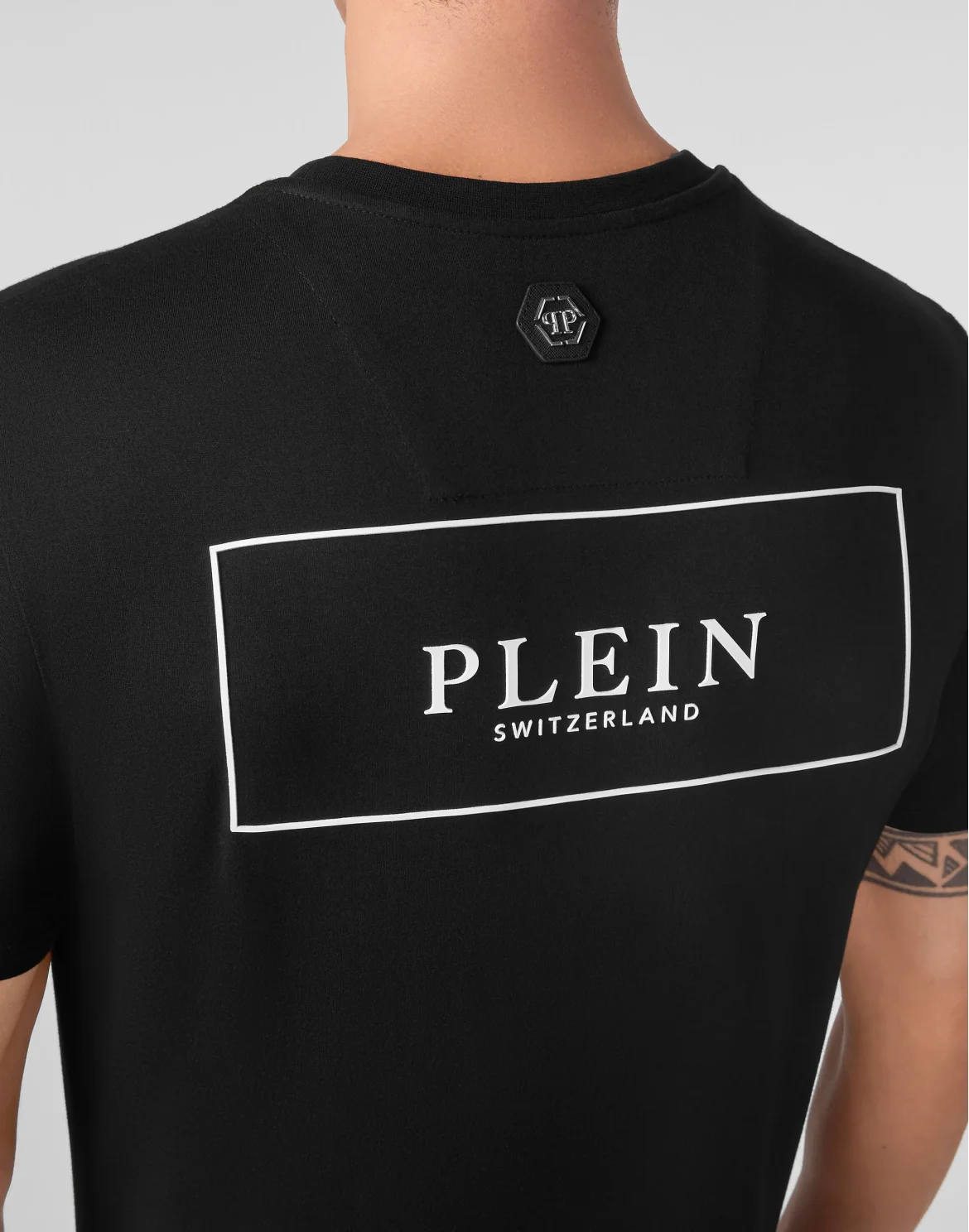 T-shirt Round Neck SS Outline Skull, цвет: Черный