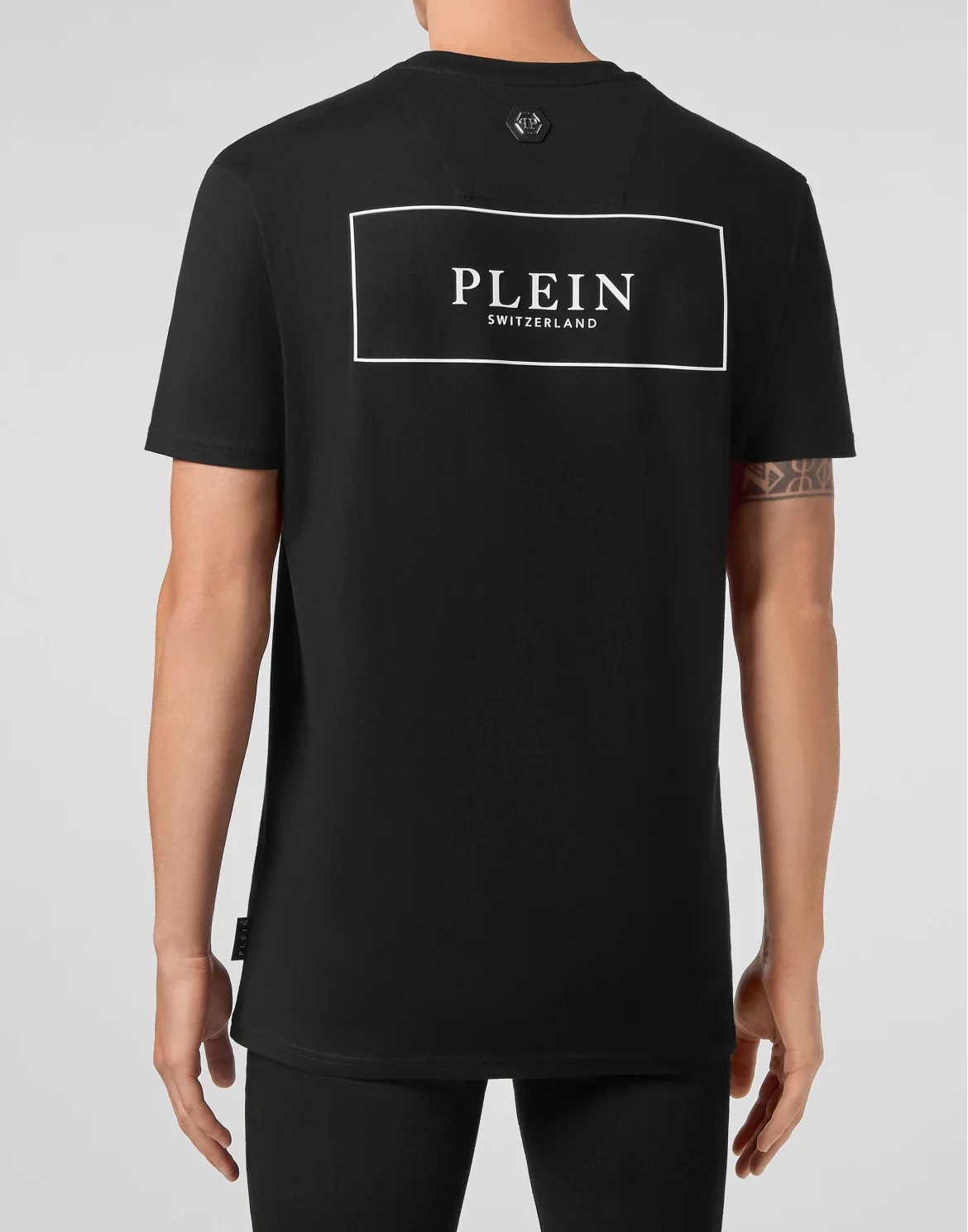 T-shirt Round Neck SS Outline Skull, цвет: Черный