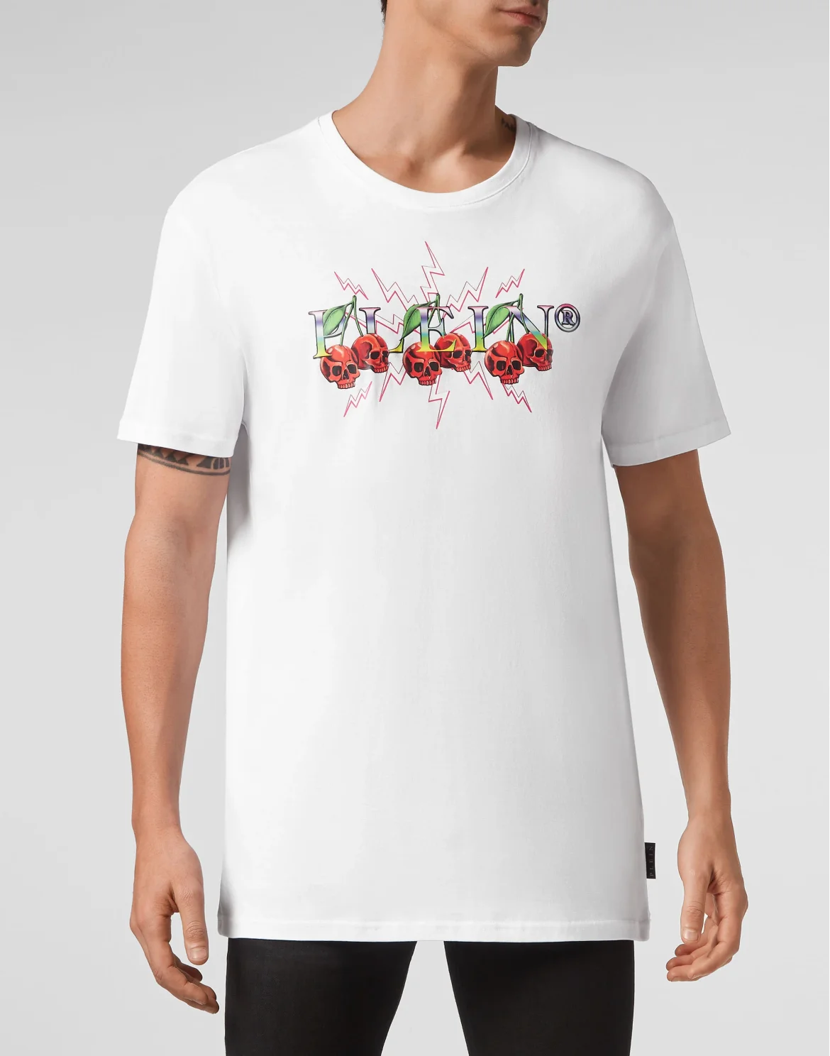 T-shirt Round Neck SS Cherries, цвет: Белый