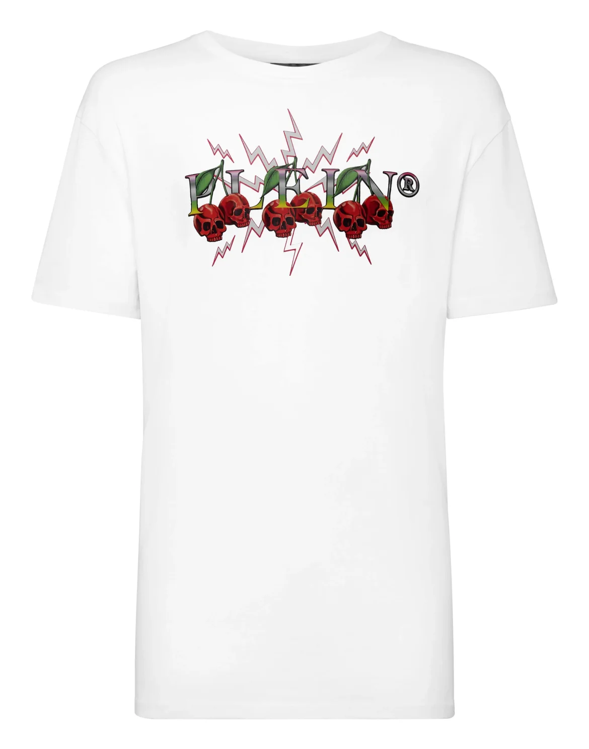 T-shirt Round Neck SS Cherries, цвет: Белый