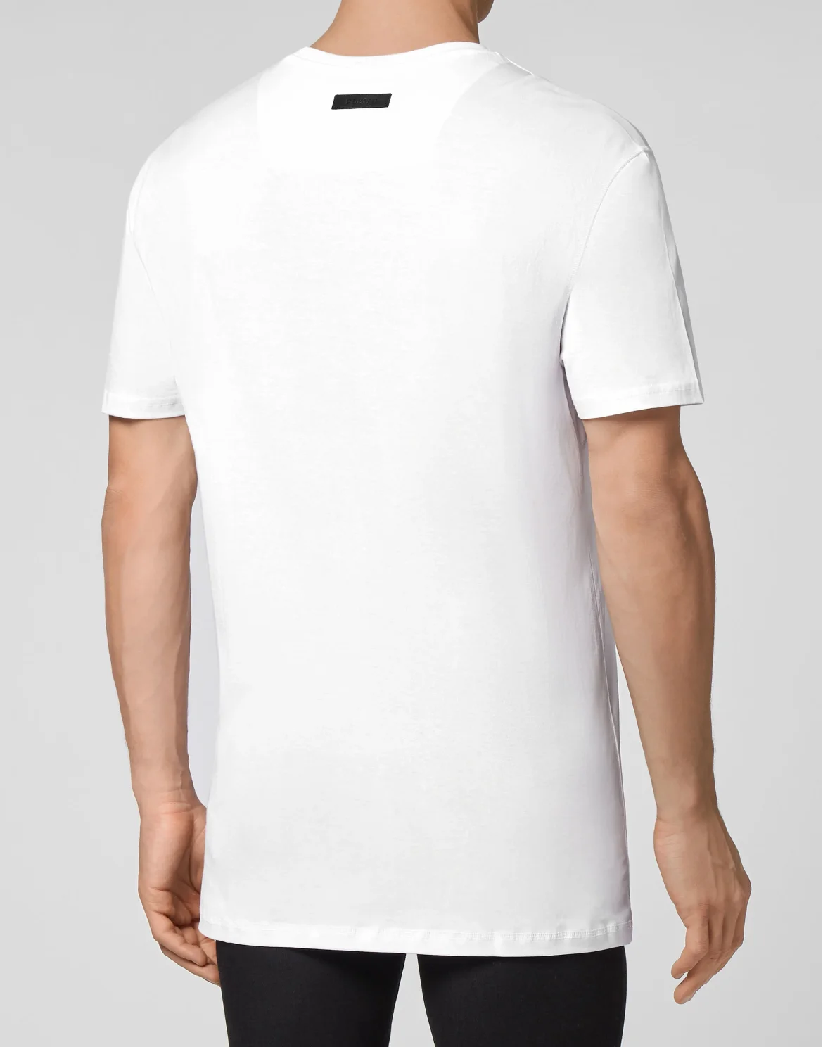 T-Shirt Oversize Round Neck SS Iconic Plein, цвет: Белый