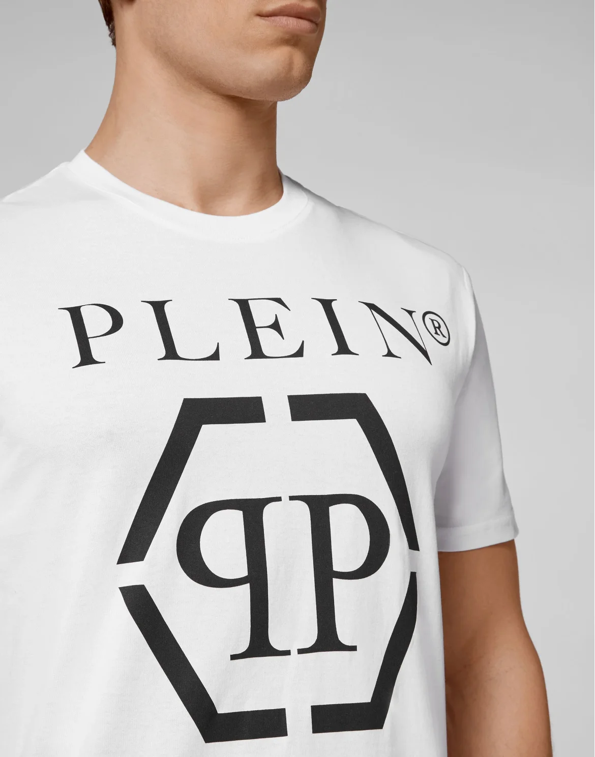 T-shirt Round Neck SS Hexagon, цвет: Белый