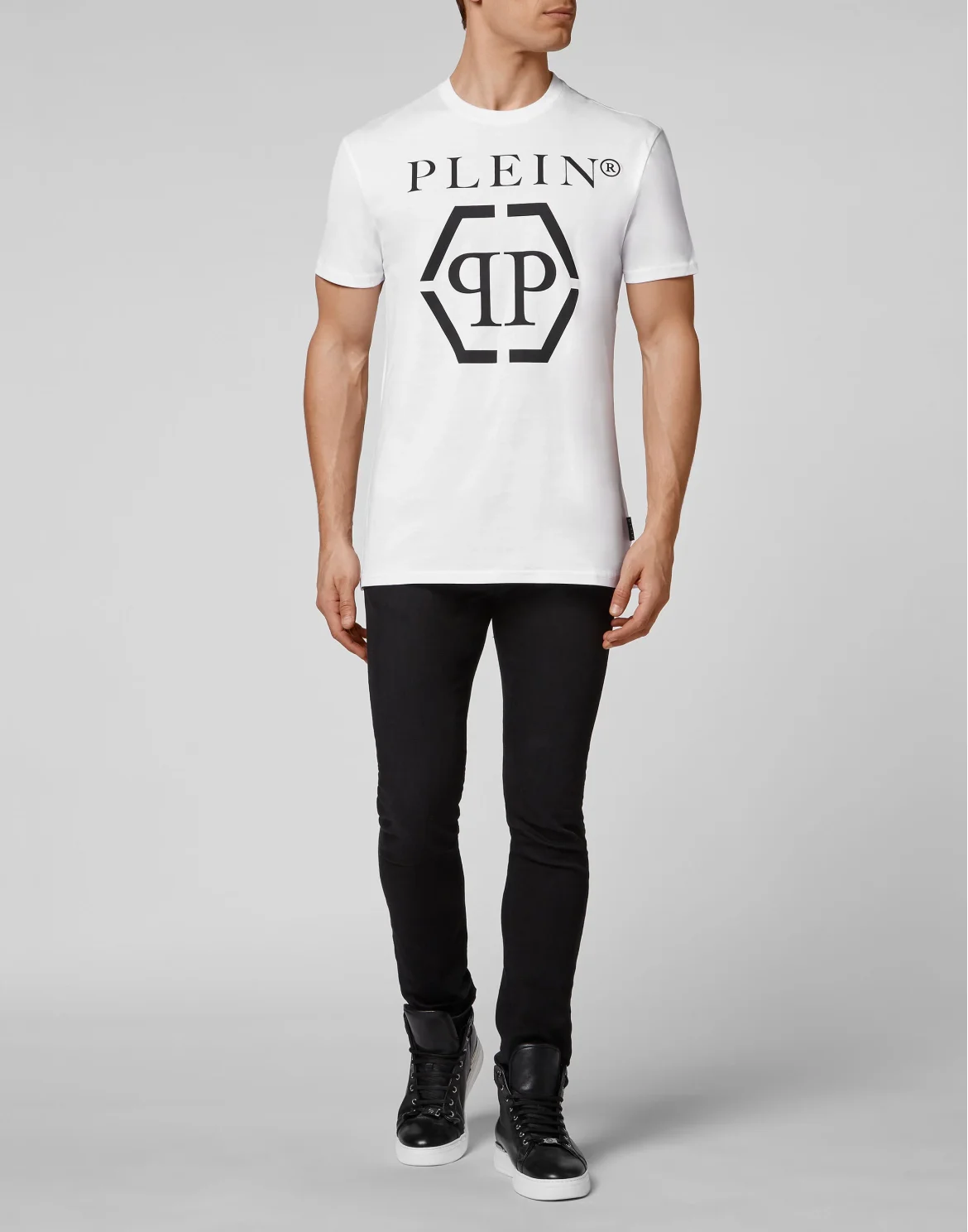 T-shirt Round Neck SS Hexagon, цвет: Белый
