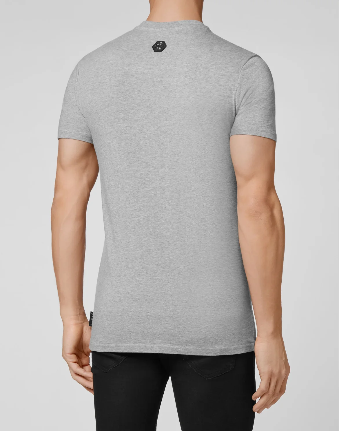 T-shirt Round Neck SS Hexagon, цвет: Серый
