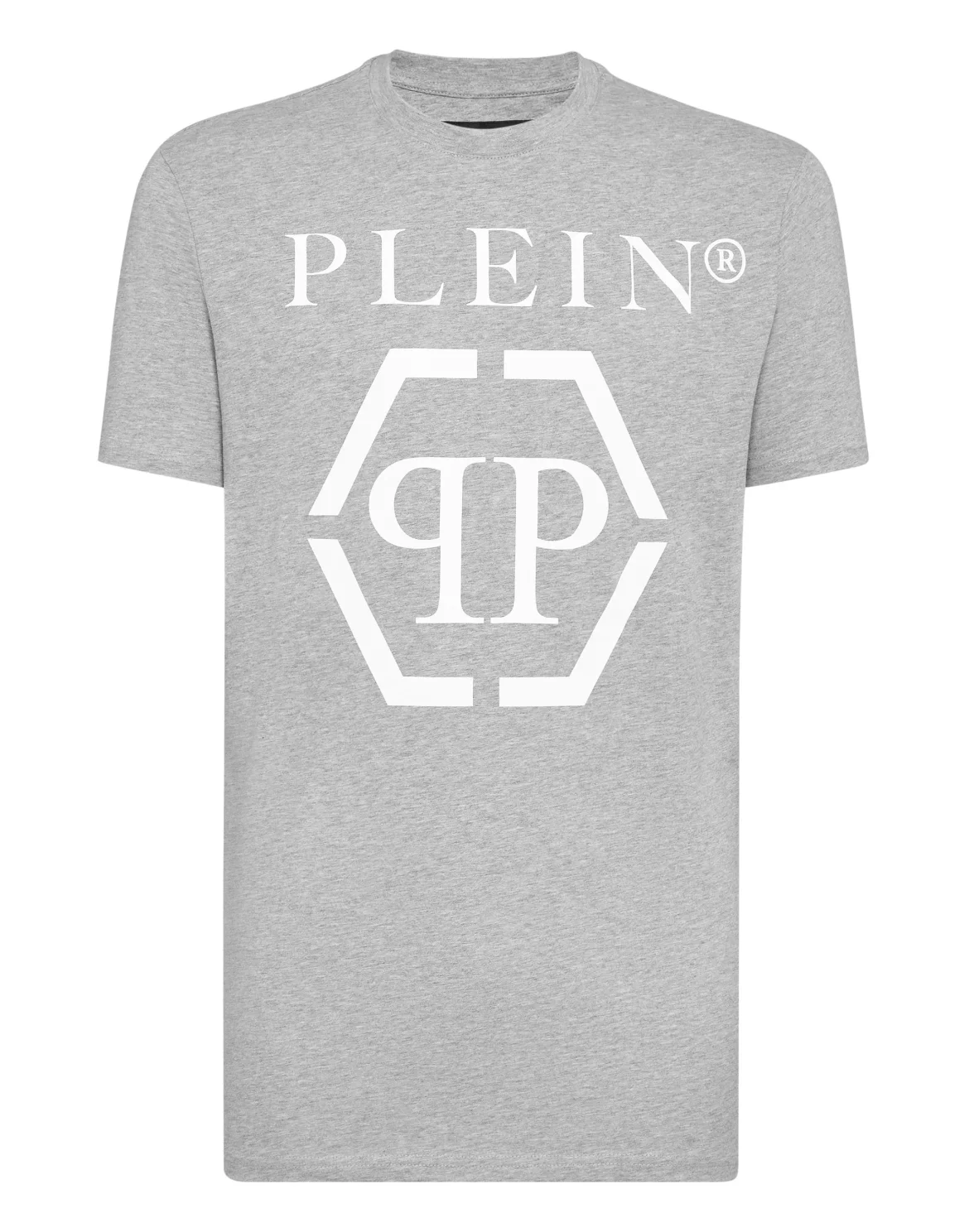 T-shirt Round Neck SS Hexagon, цвет: Серый