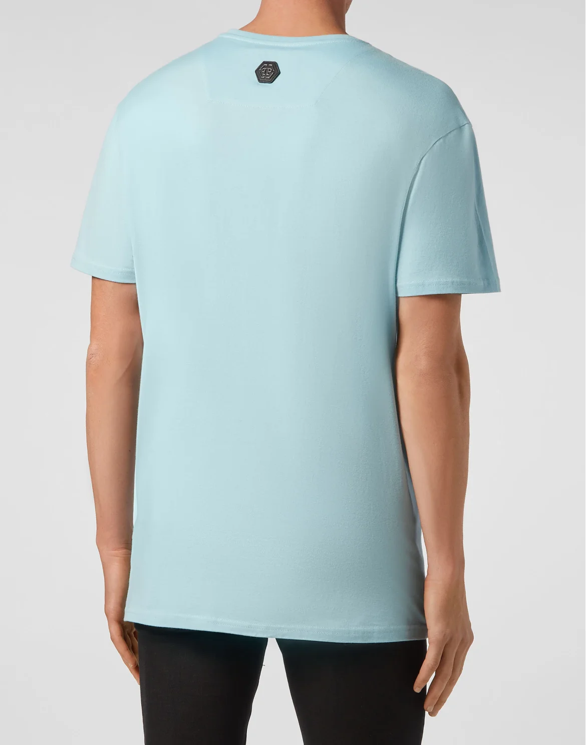T-shirt Round Neck SS Skull, цвет: Голубой