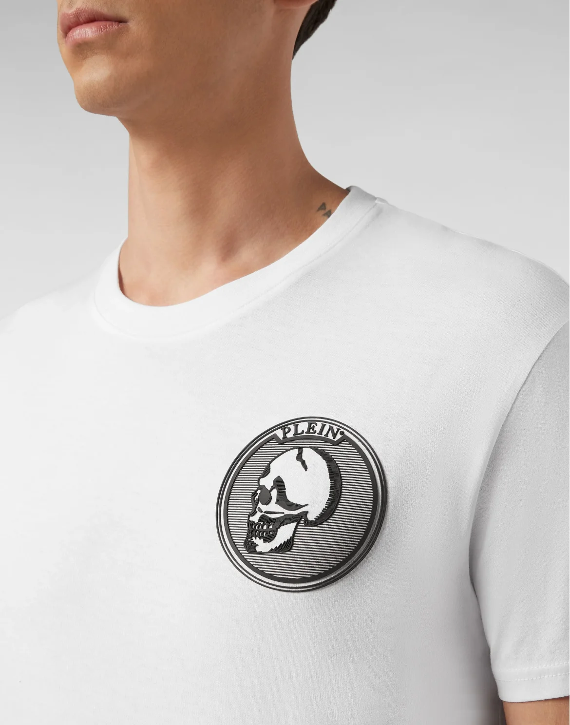 T-shirt Round Neck SS Iconic Plein, цвет: Белый