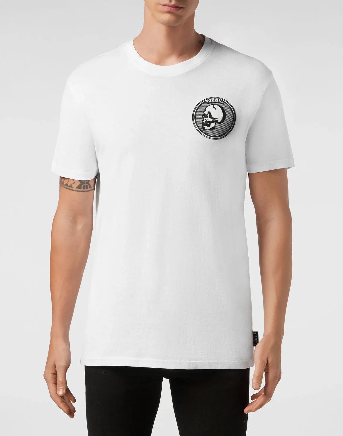 T-shirt Round Neck SS Iconic Plein, цвет: Белый