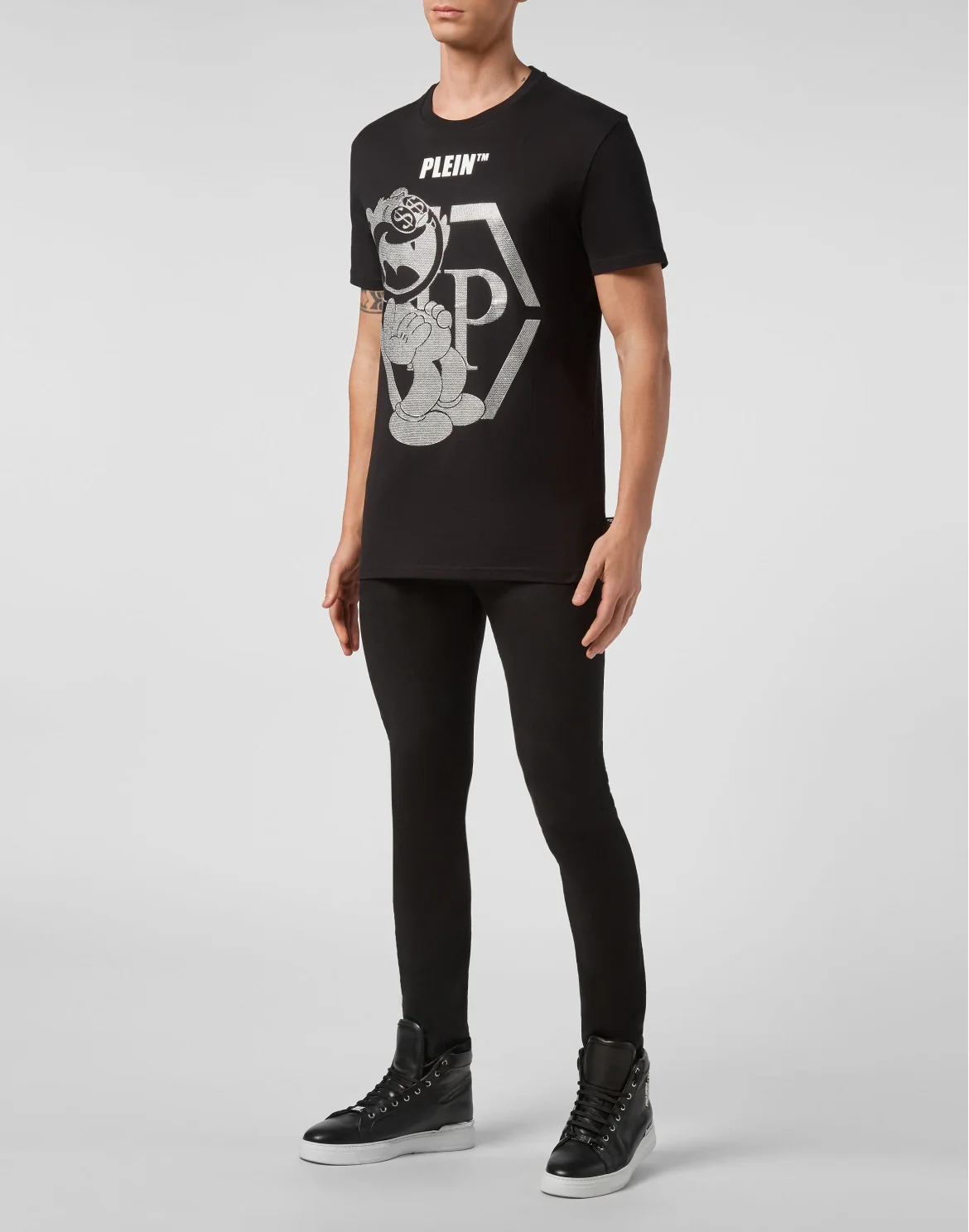 T-shirt Round Neck SS Philipp Plein TM, цвет: Черный