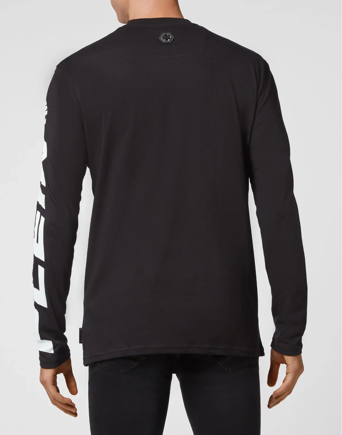 T-shirt Round Neck LS, цвет: Черный