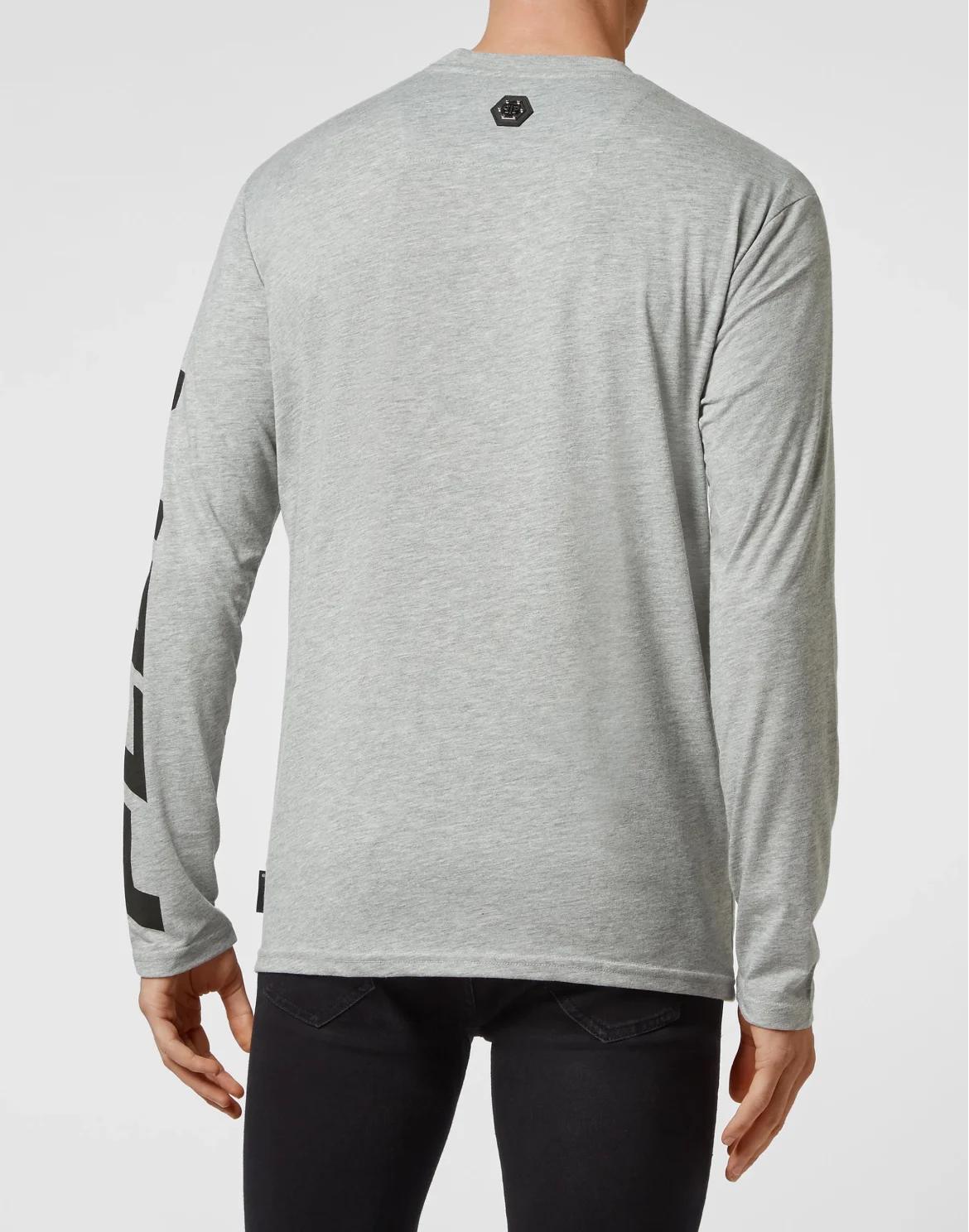 T-shirt Round Neck LS, цвет: Серый