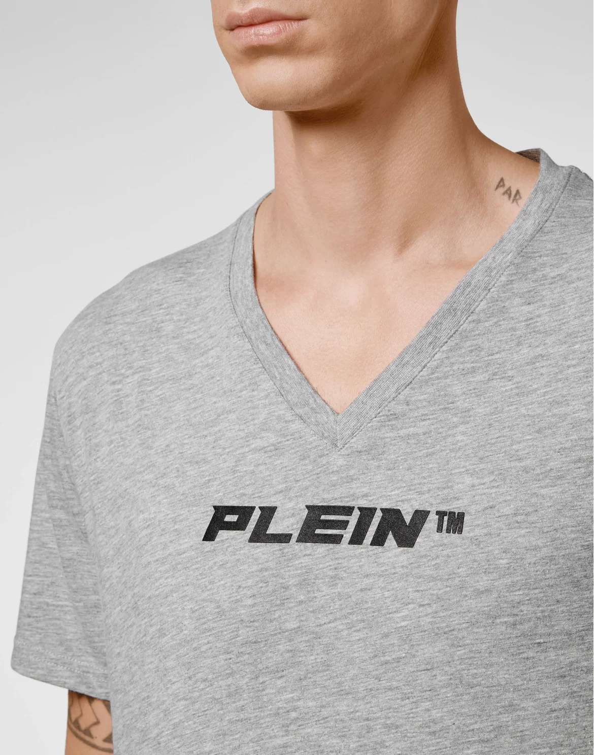 T-shirt V-Neck SS, цвет: Серый