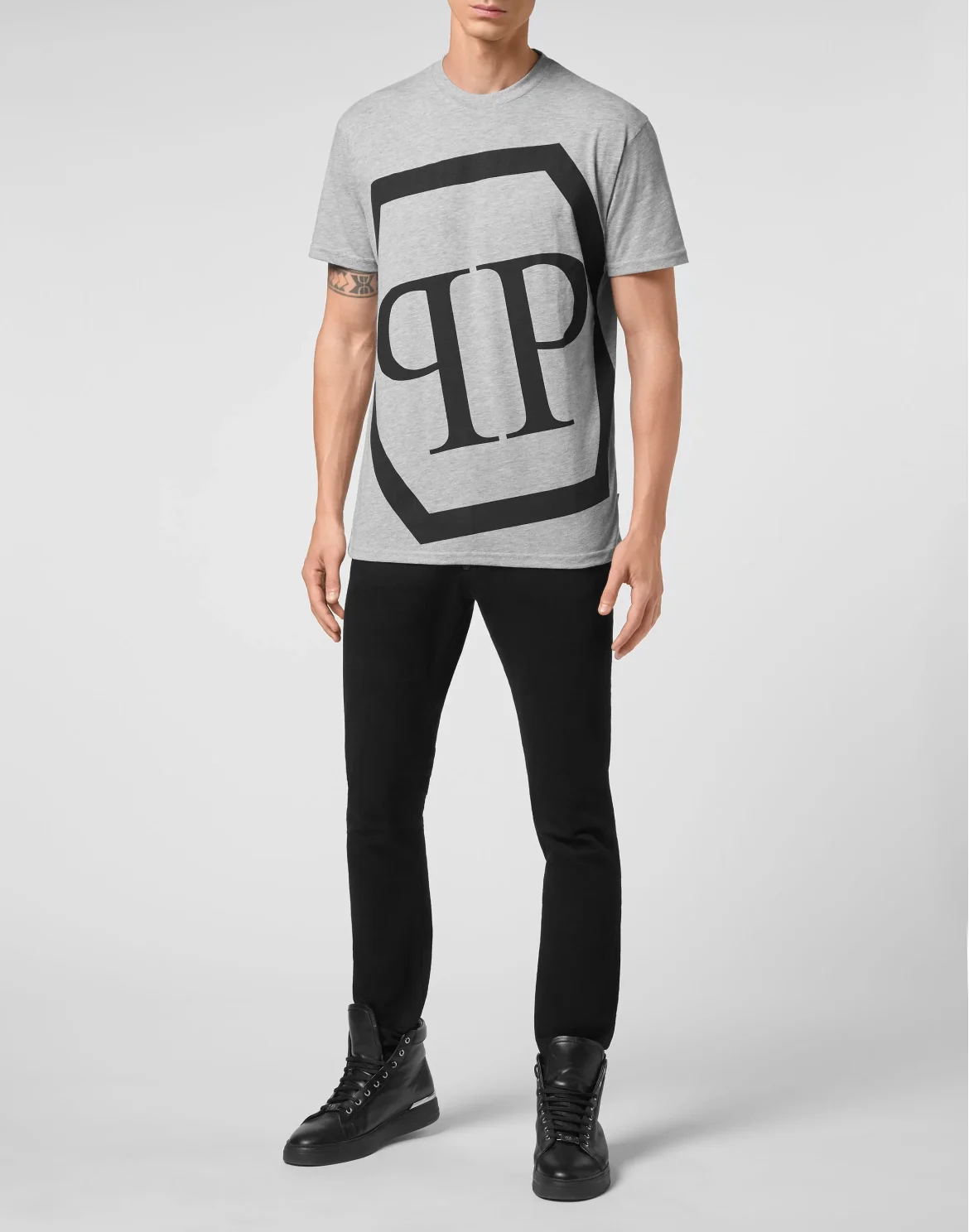 T-shirt Round Neck SS, цвет: Серый