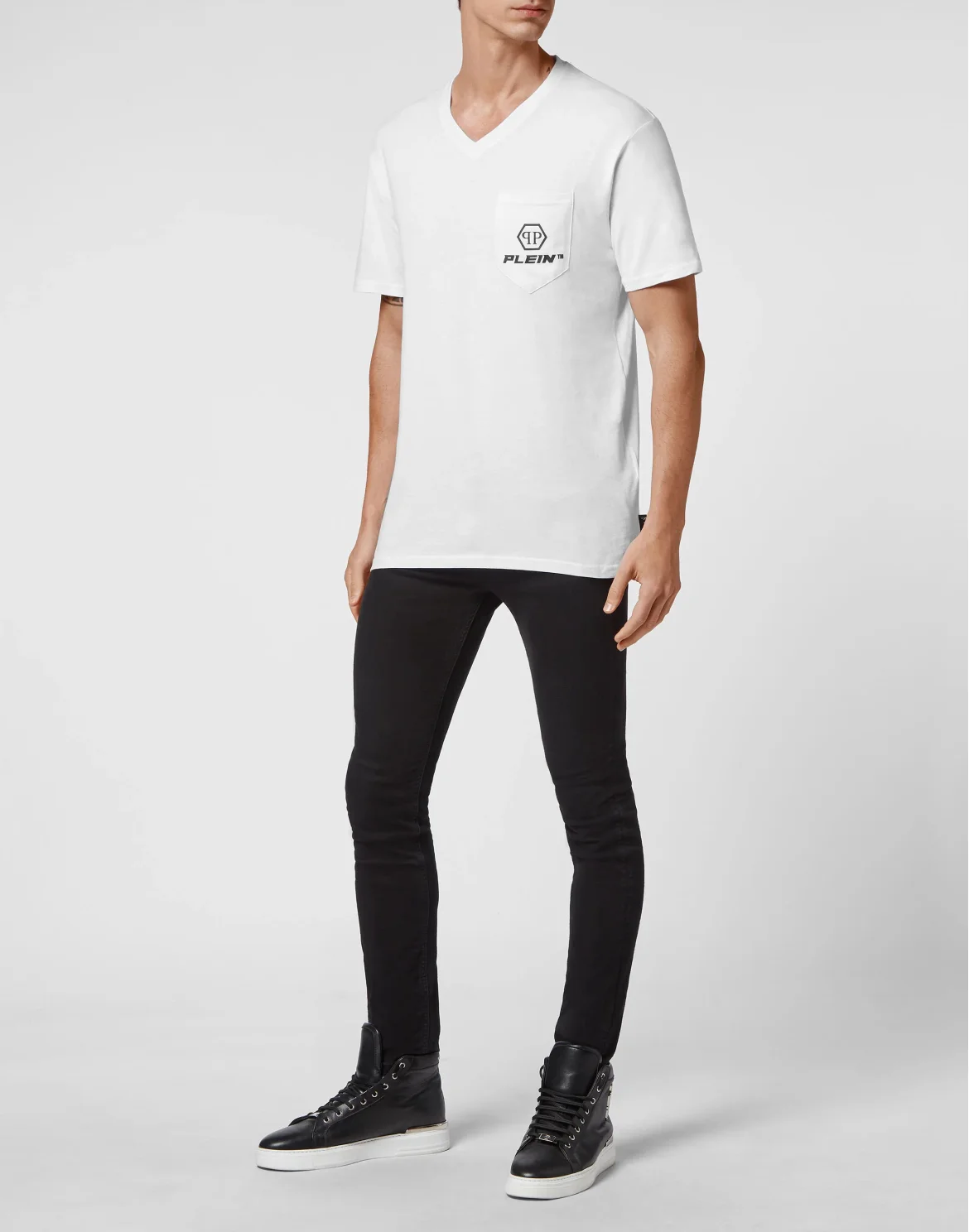 T-shirt V-Neck SS, цвет: Белый