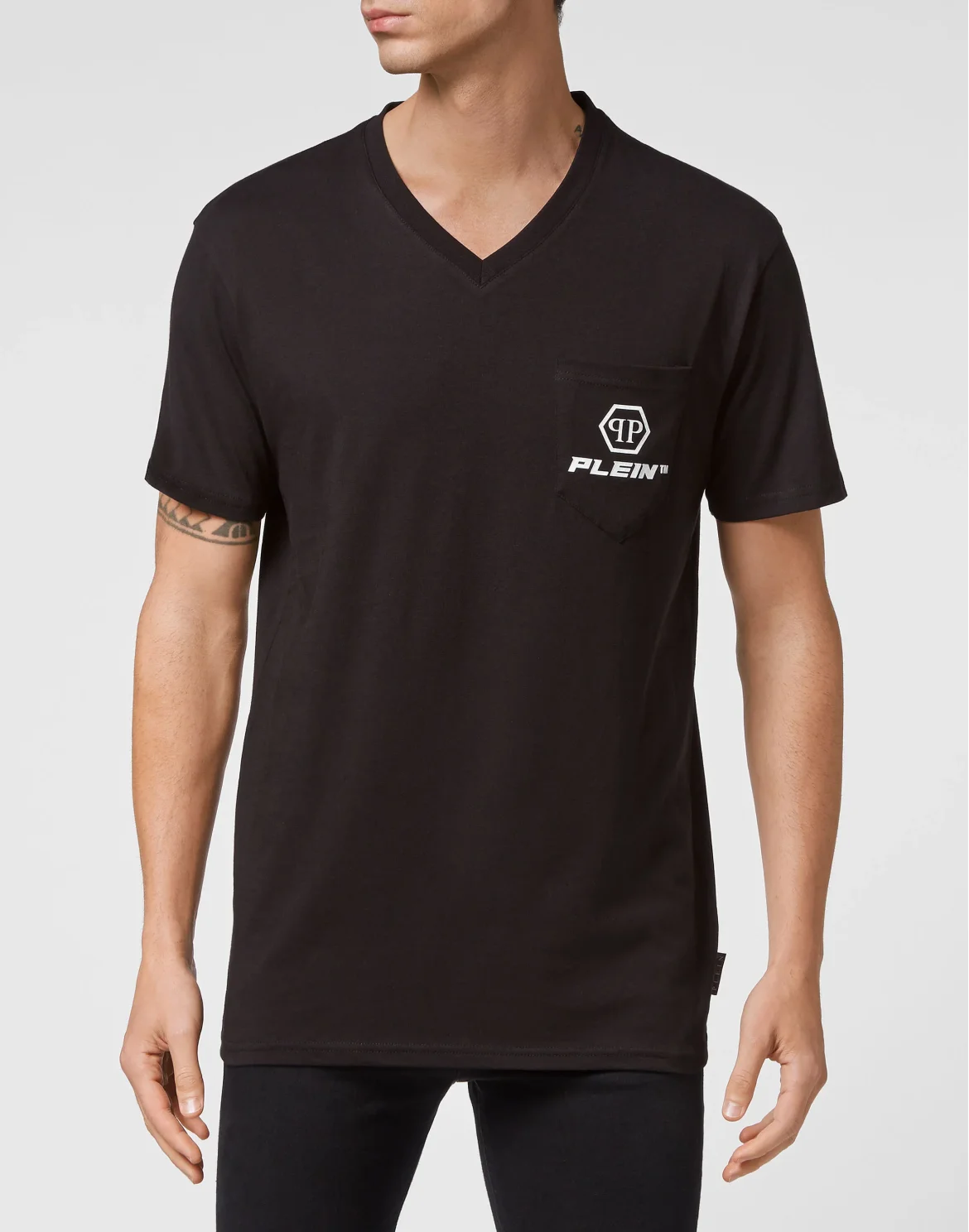 T-shirt V-Neck SS, цвет: Черный