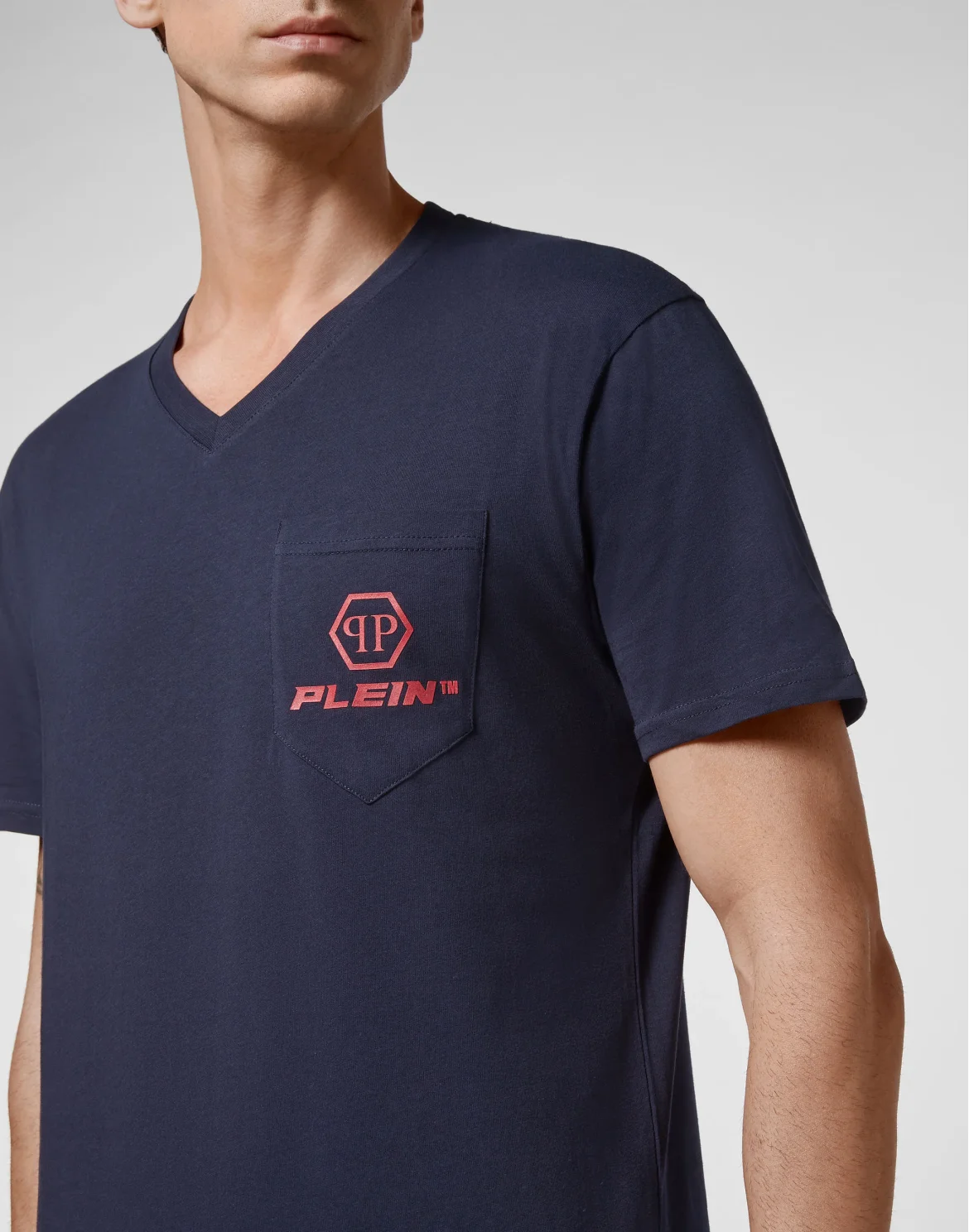 T-shirt V-Neck SS, цвет: Синий