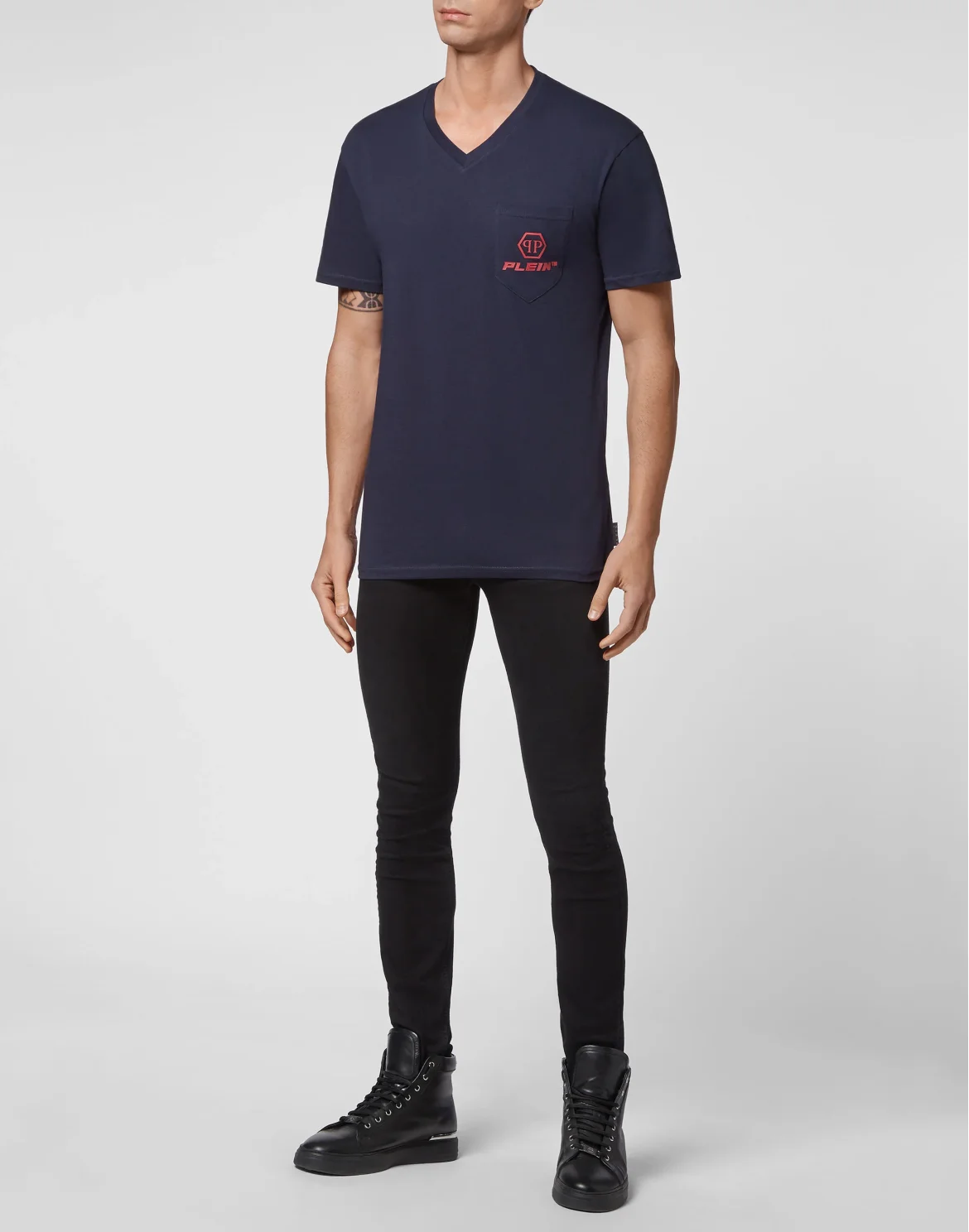 T-shirt V-Neck SS, цвет: Синий