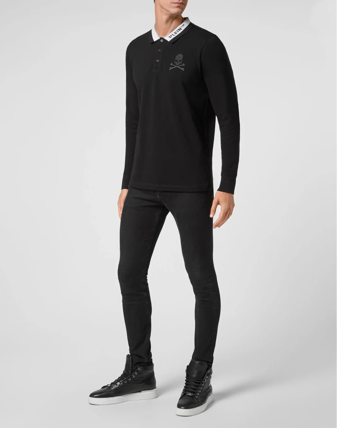 Polo shirt LS, цвет: Черный