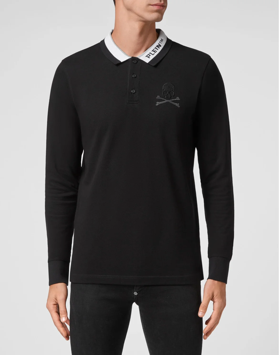 Polo shirt LS, цвет: Черный