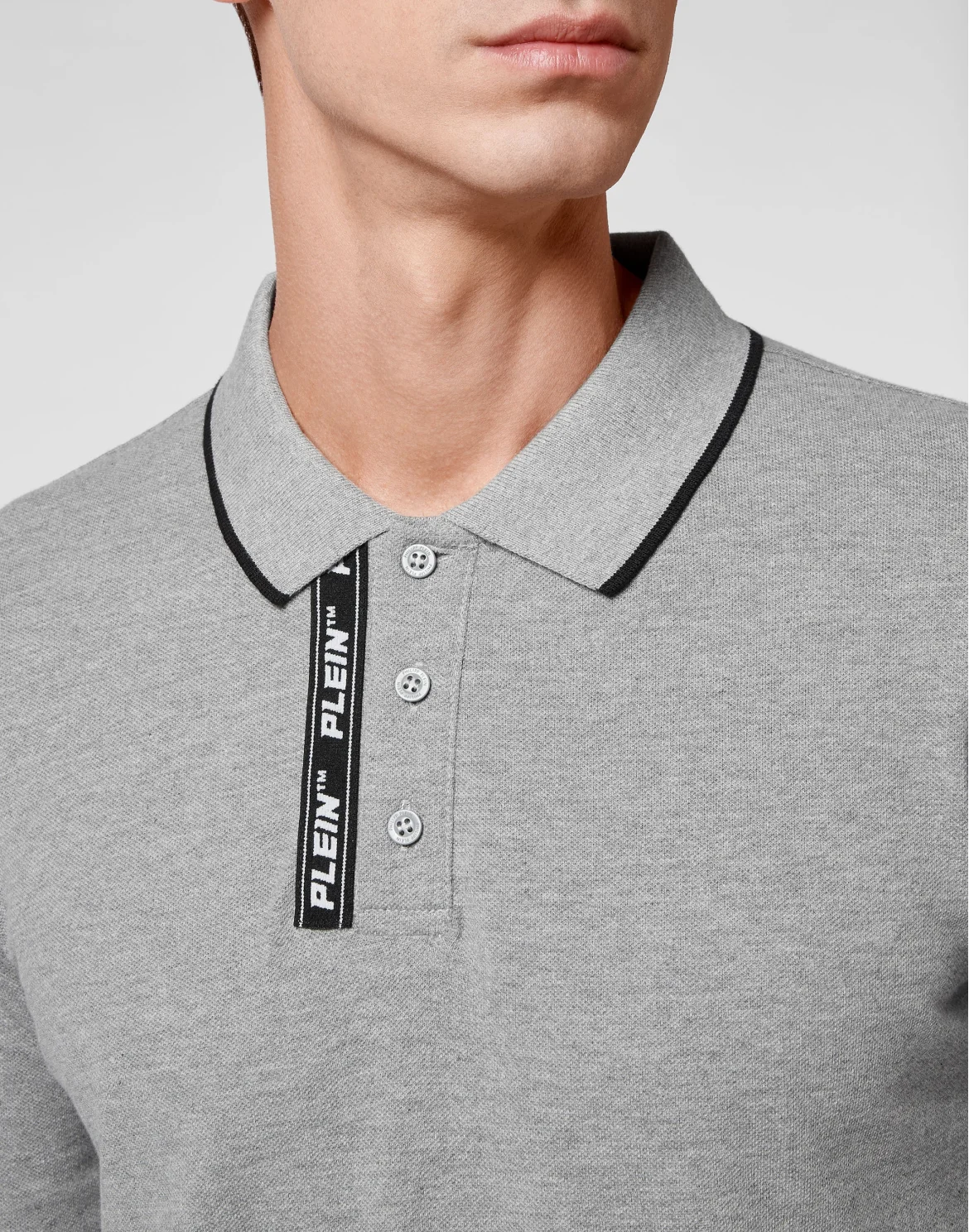 Polo shirt LS, цвет: Серый
