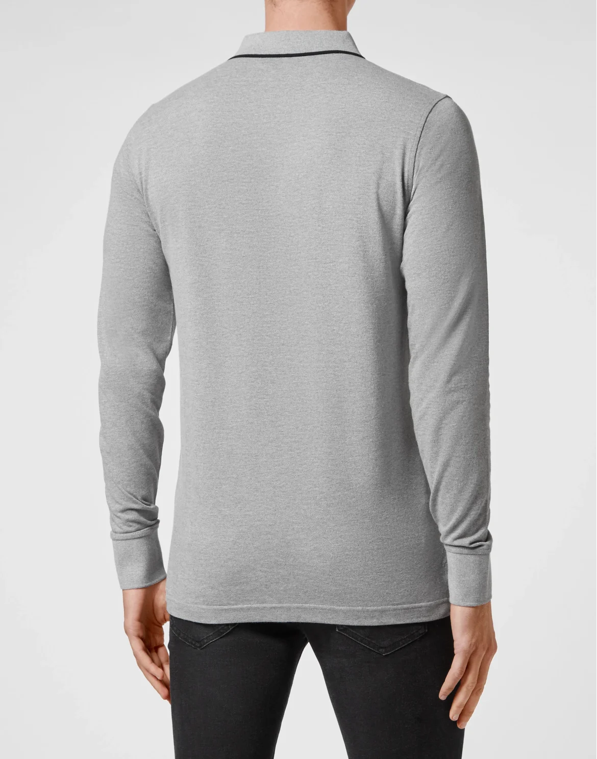 Polo shirt LS, цвет: Серый