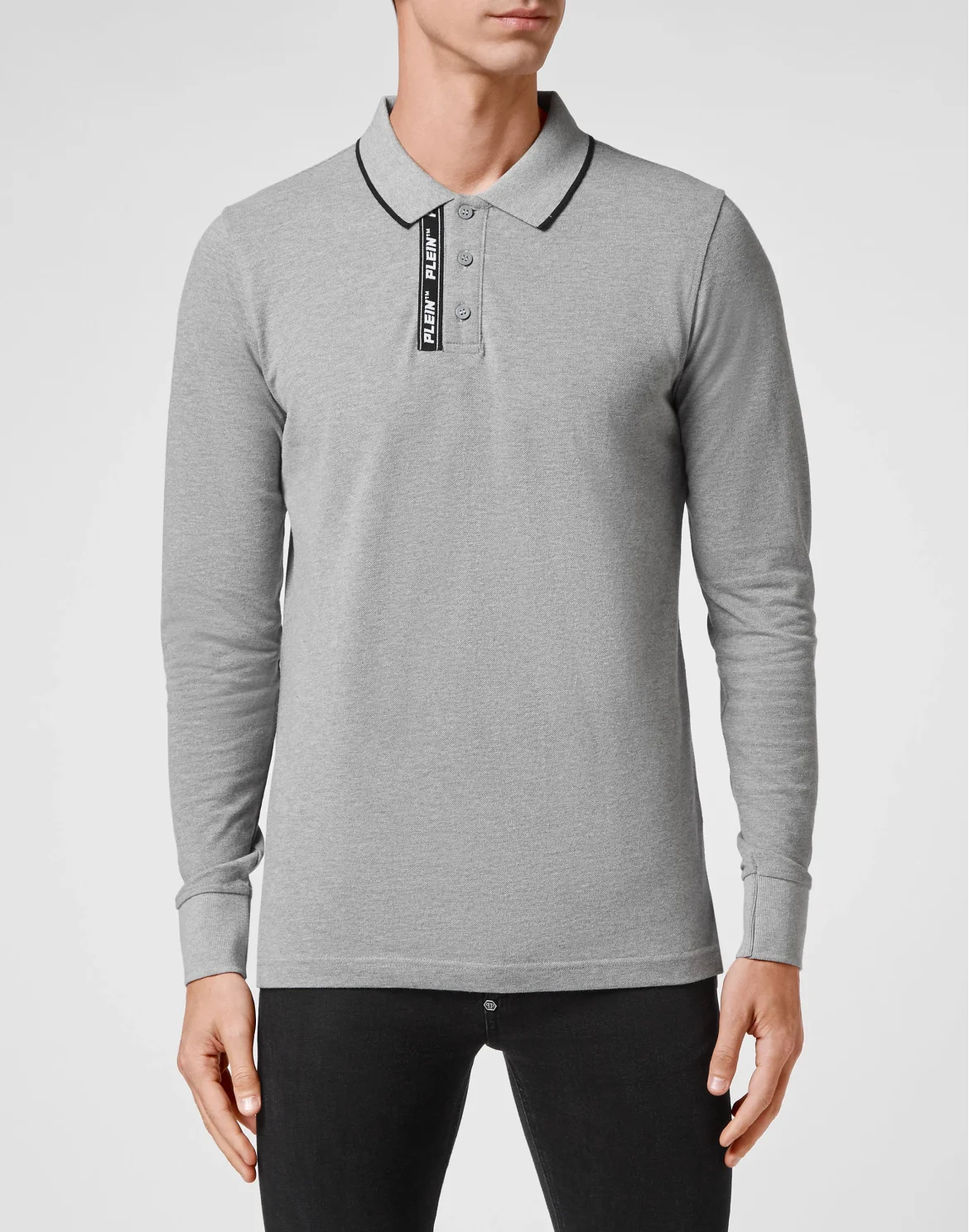 Polo shirt LS, цвет: Серый