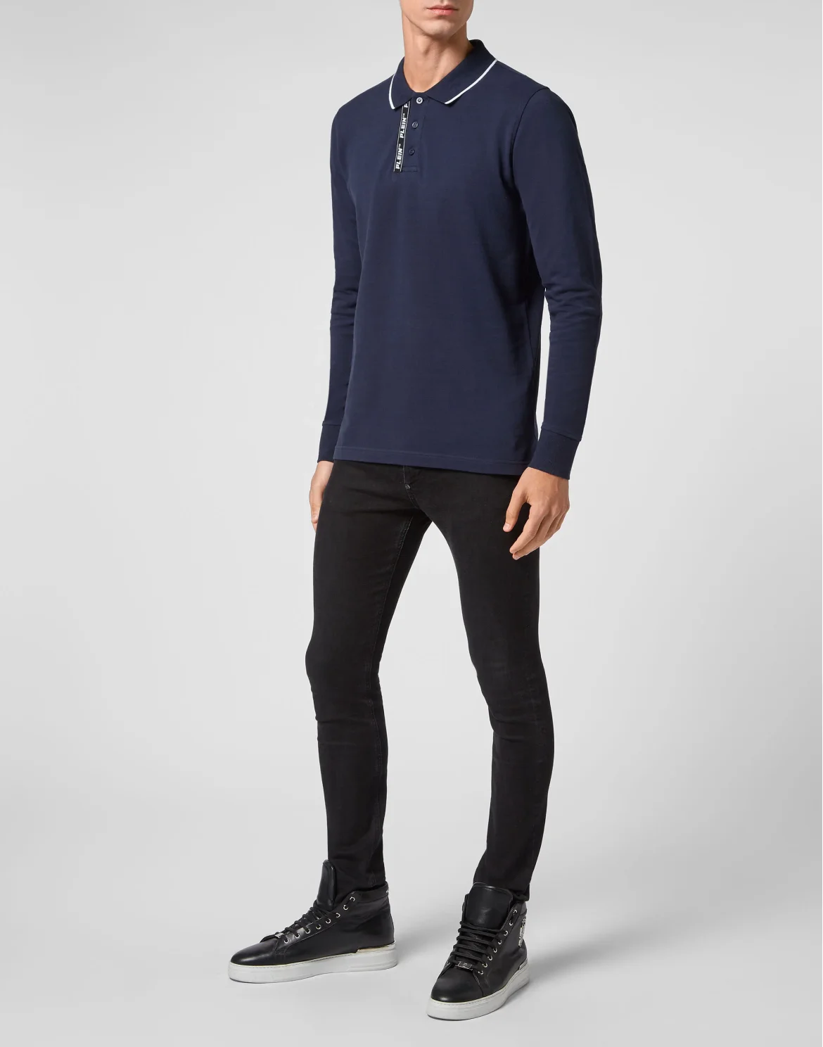 Polo shirt LS, цвет: Синий