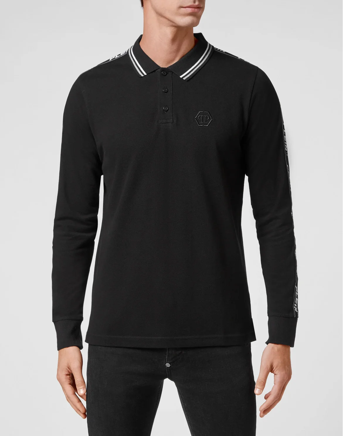 Polo shirt LS, цвет: Черный