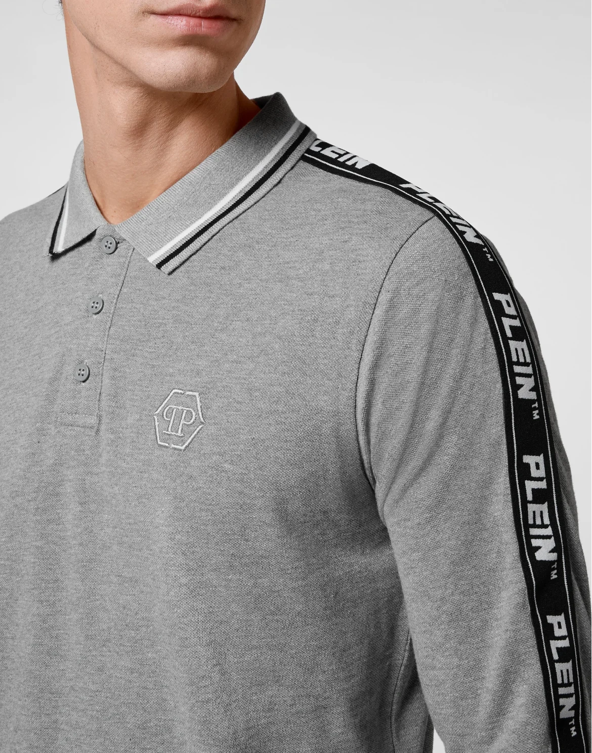 Polo shirt LS, цвет: Серый