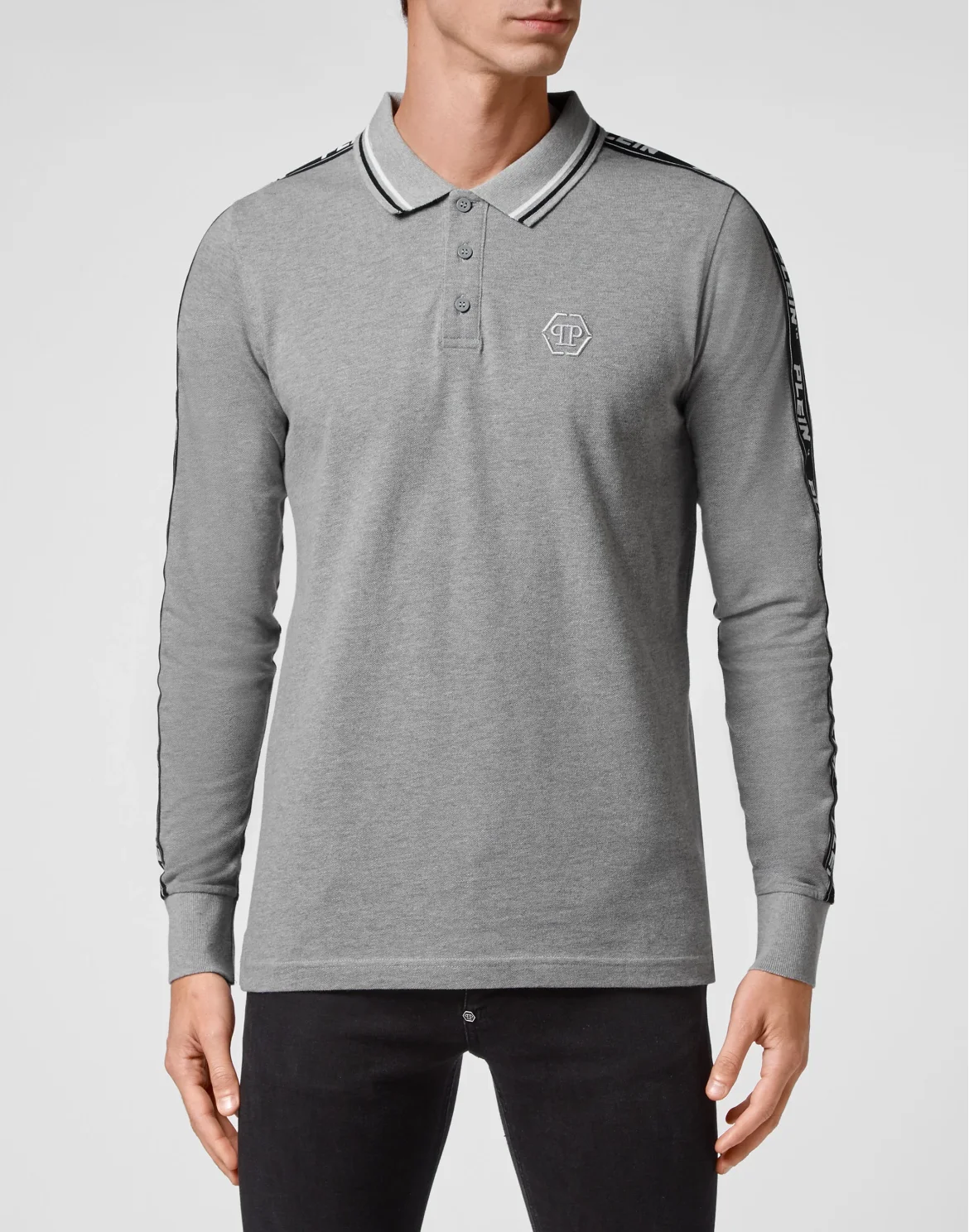 Polo shirt LS, цвет: Серый