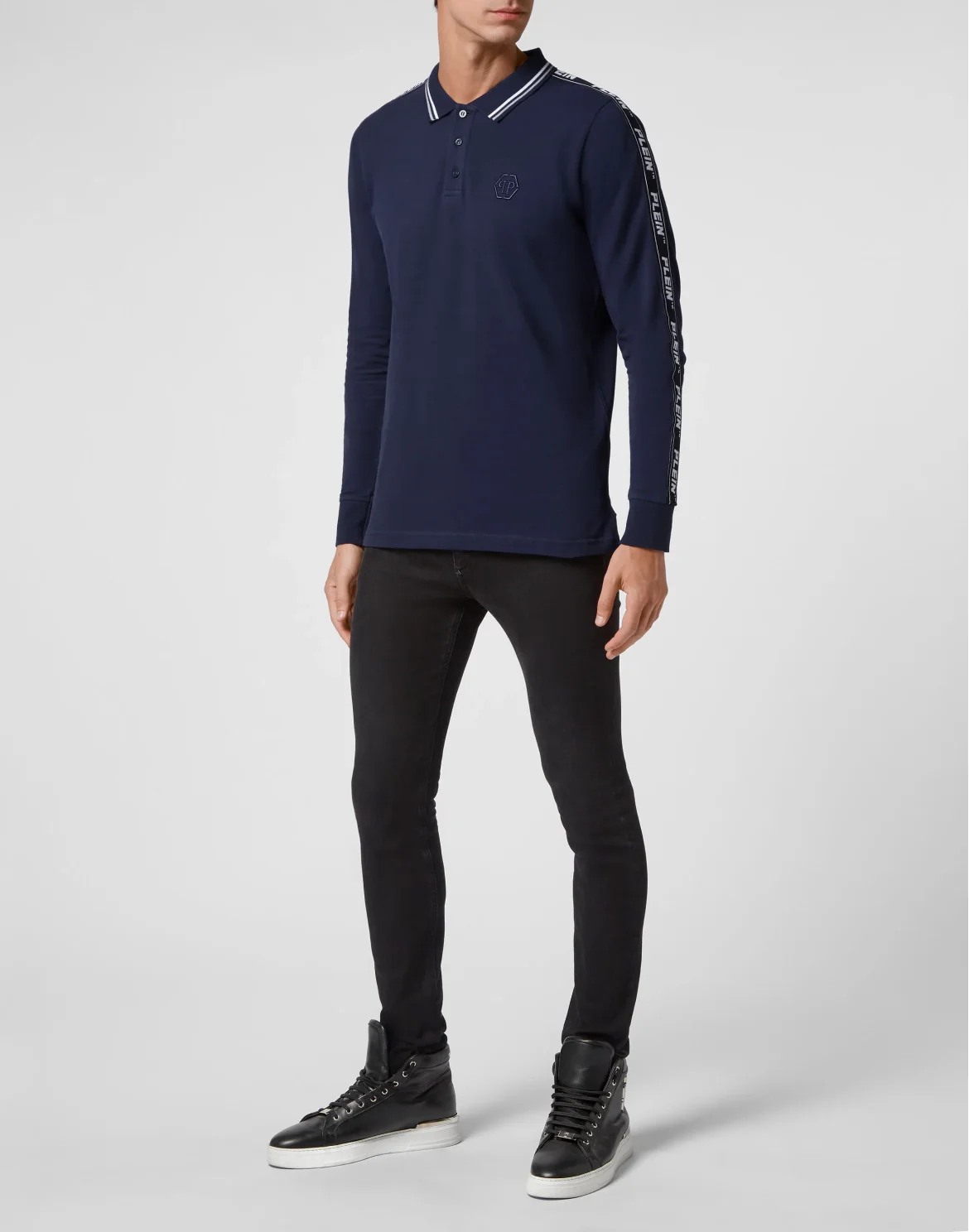 Polo shirt LS, цвет: Синий
