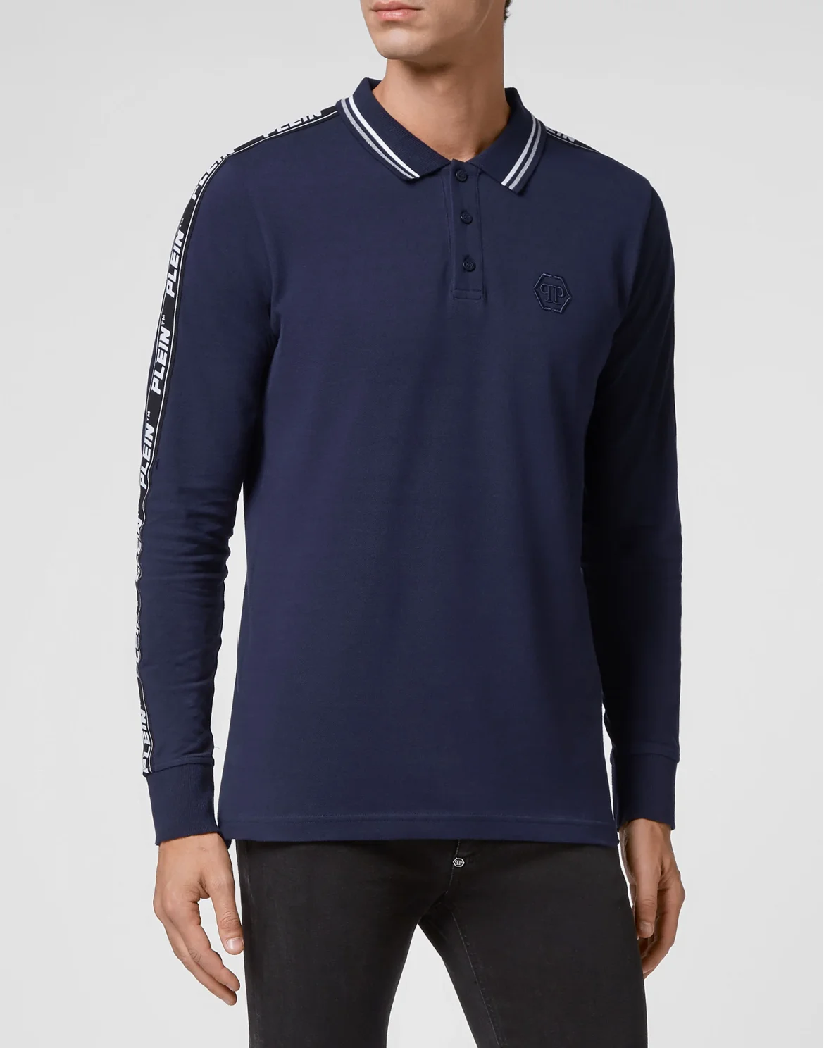 Polo shirt LS, цвет: Синий