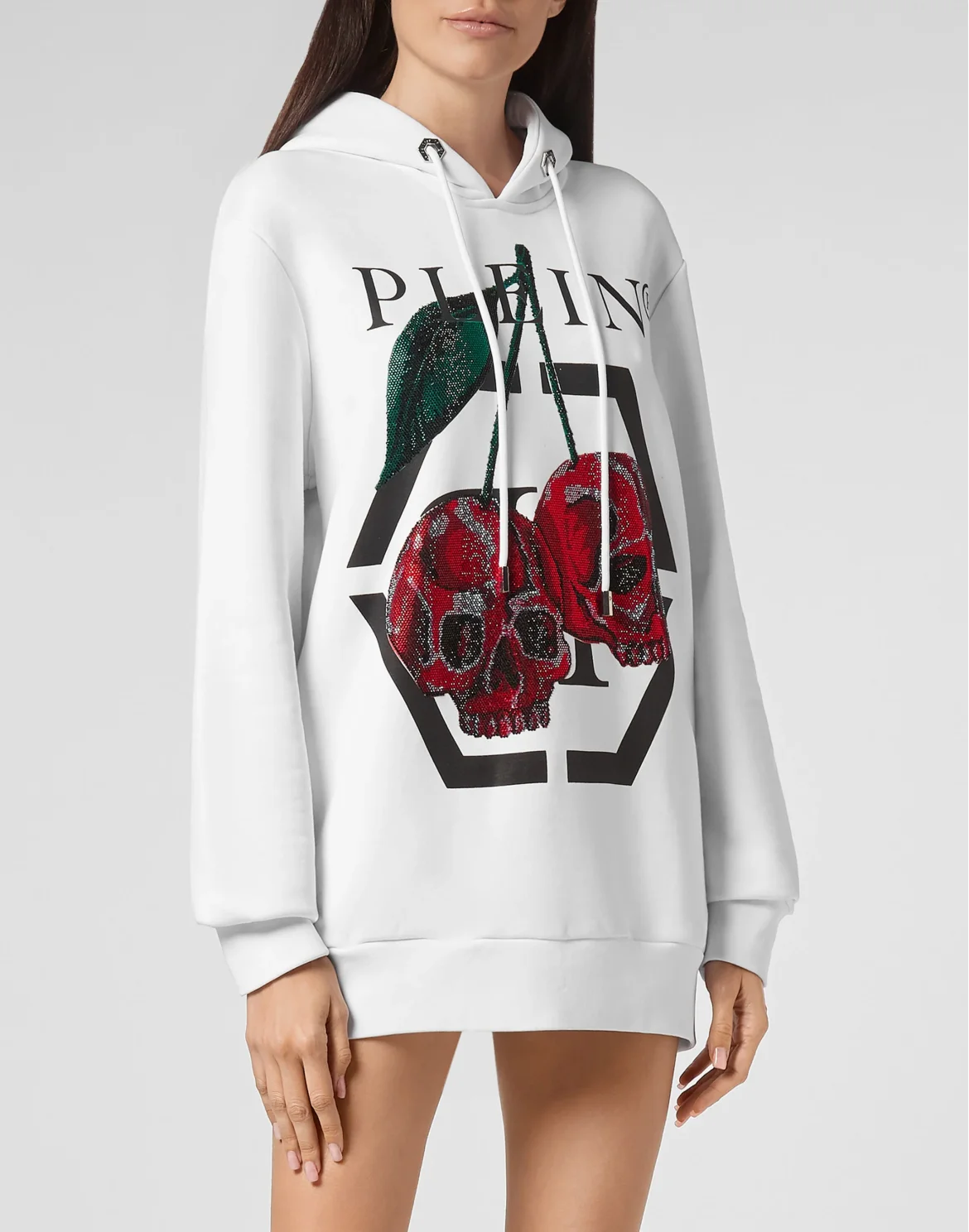 Hoodie sweatshirt Cherries, цвет: Белый