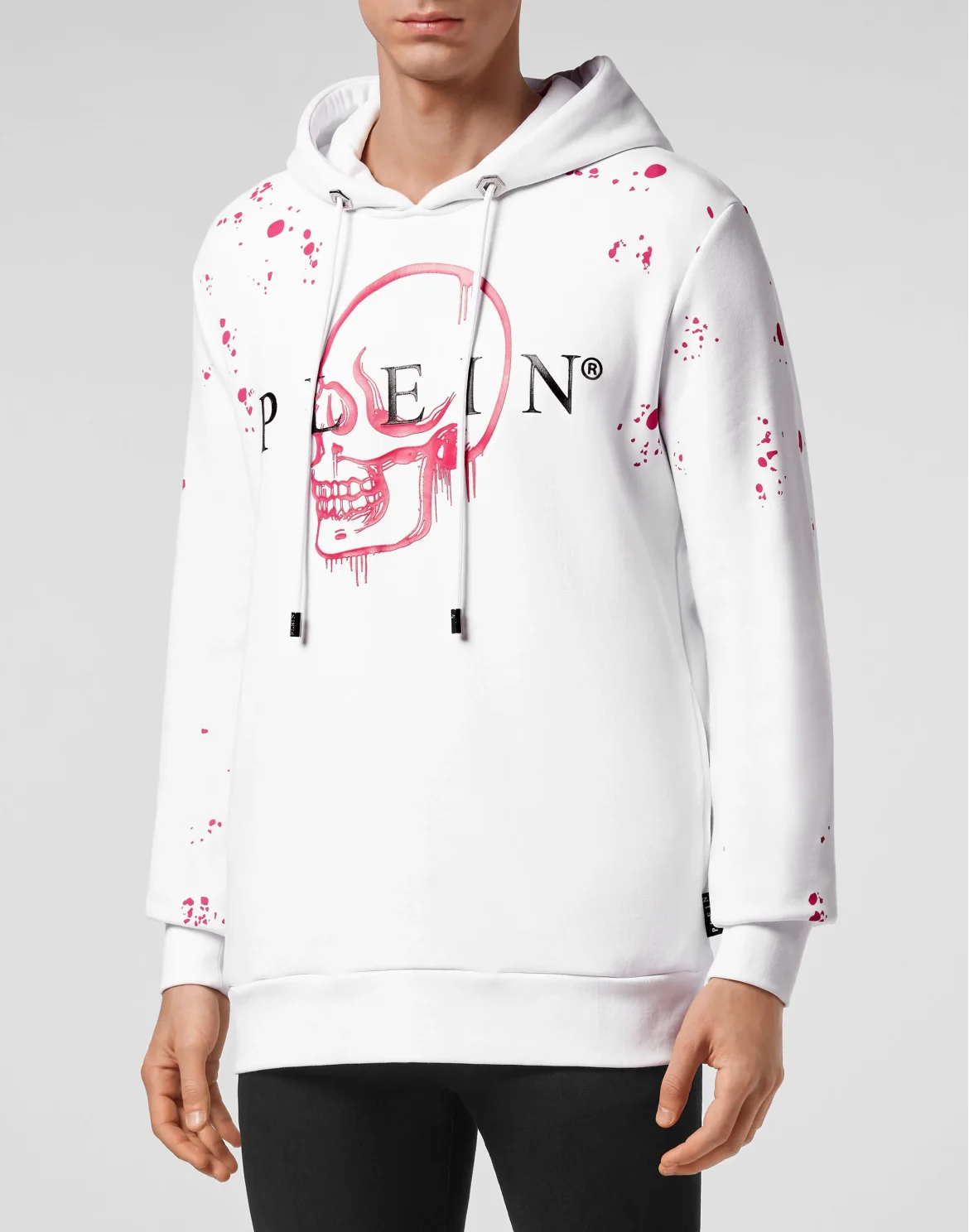 Hoodie sweatshirt Skull, цвет: Белый