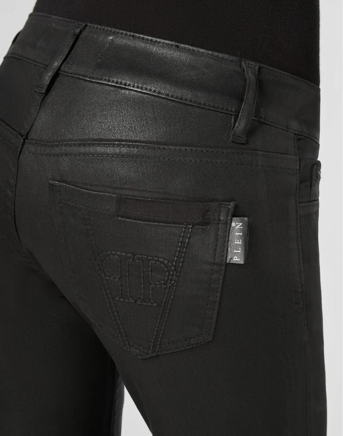 Slim Fit Iconic Plein, цвет: Черный