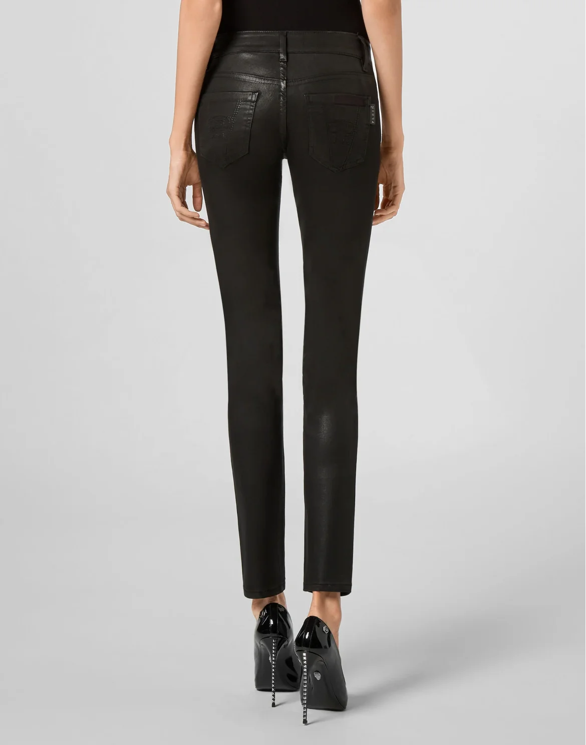 Slim Fit Iconic Plein, цвет: Черный