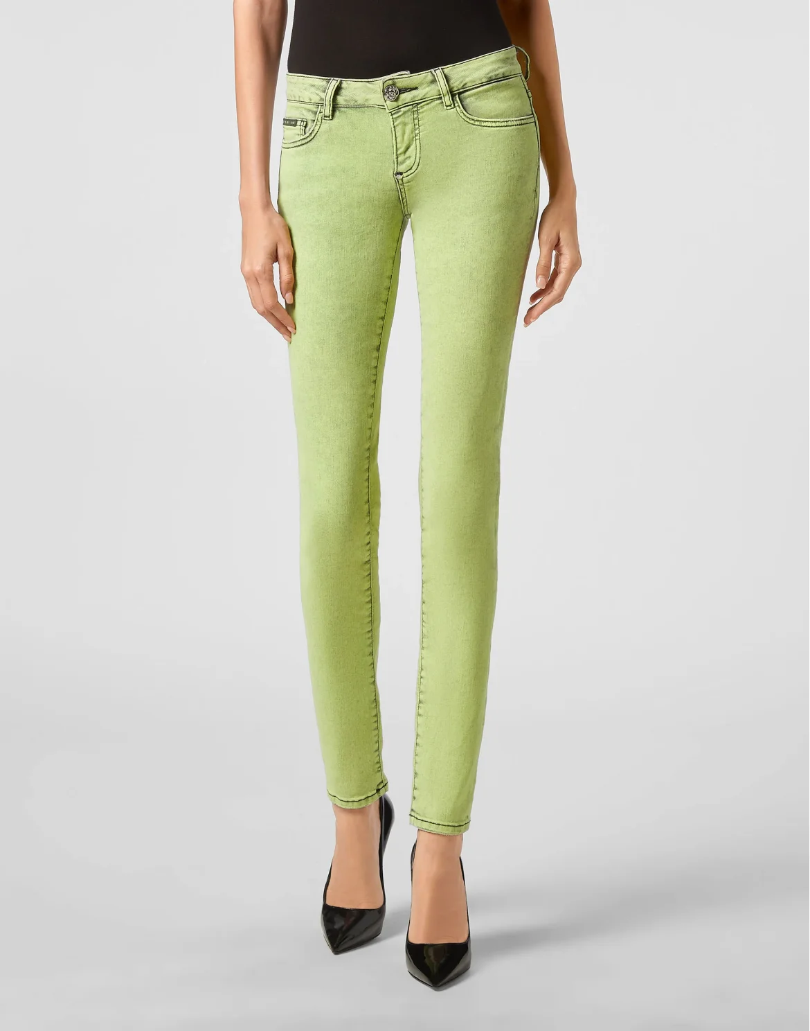 Slim Fit Colorful, цвет: Зеленый