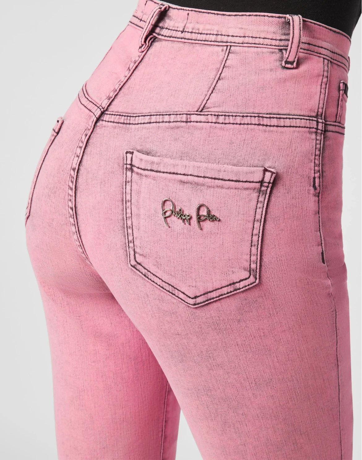 Super High Waist Jegging Colorful, цвет: Розовый
